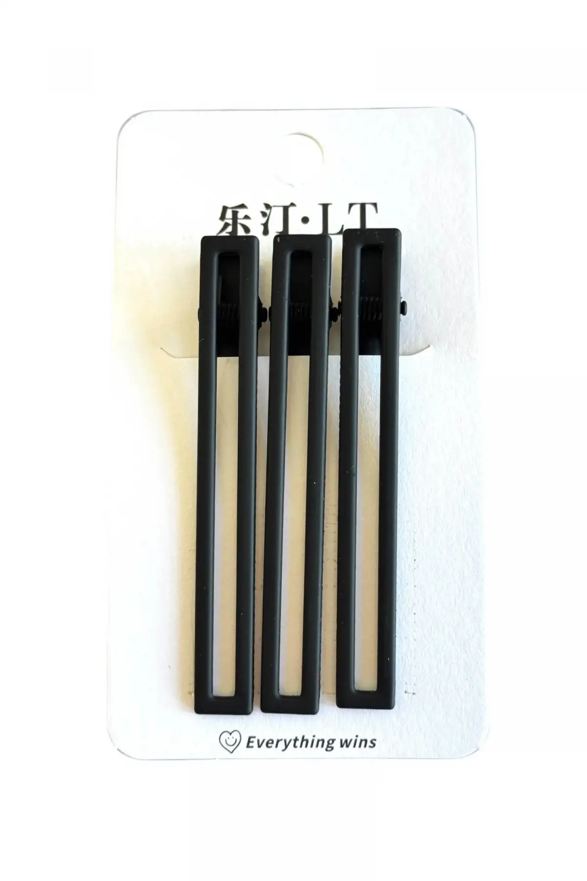 Siyah Renk 3lü Yan Toka Set