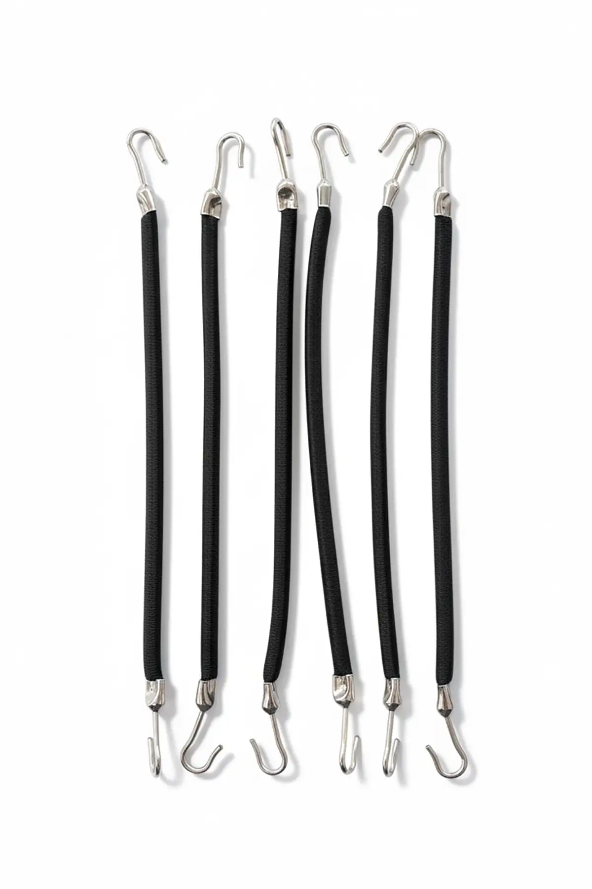 Siyah Renk 6lı Kancalı Toka Set