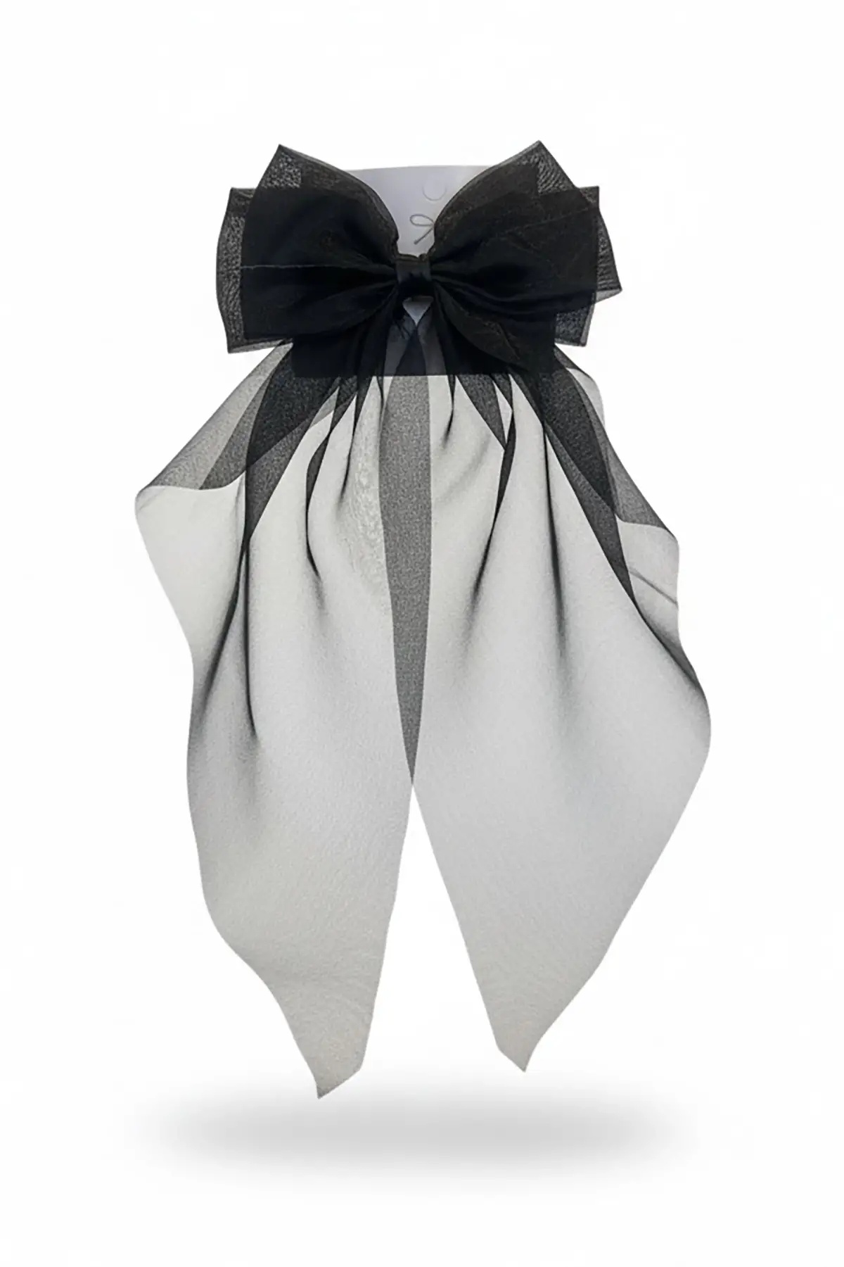 Siyah Renk Kurdele Detaylı Pens Toka