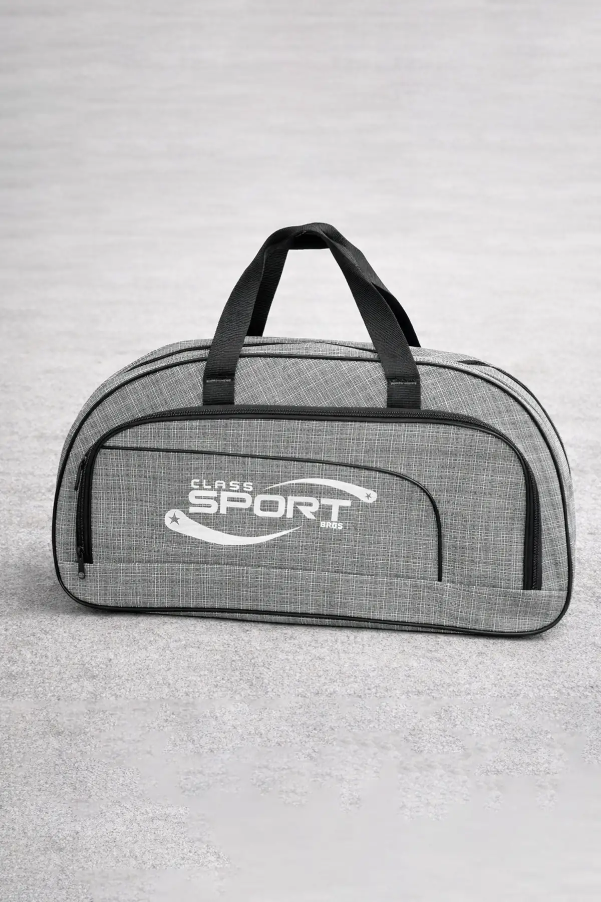 Siyah Ve Beyaz Renk Büyük Boy El Çantası/ Seyahat Çantası