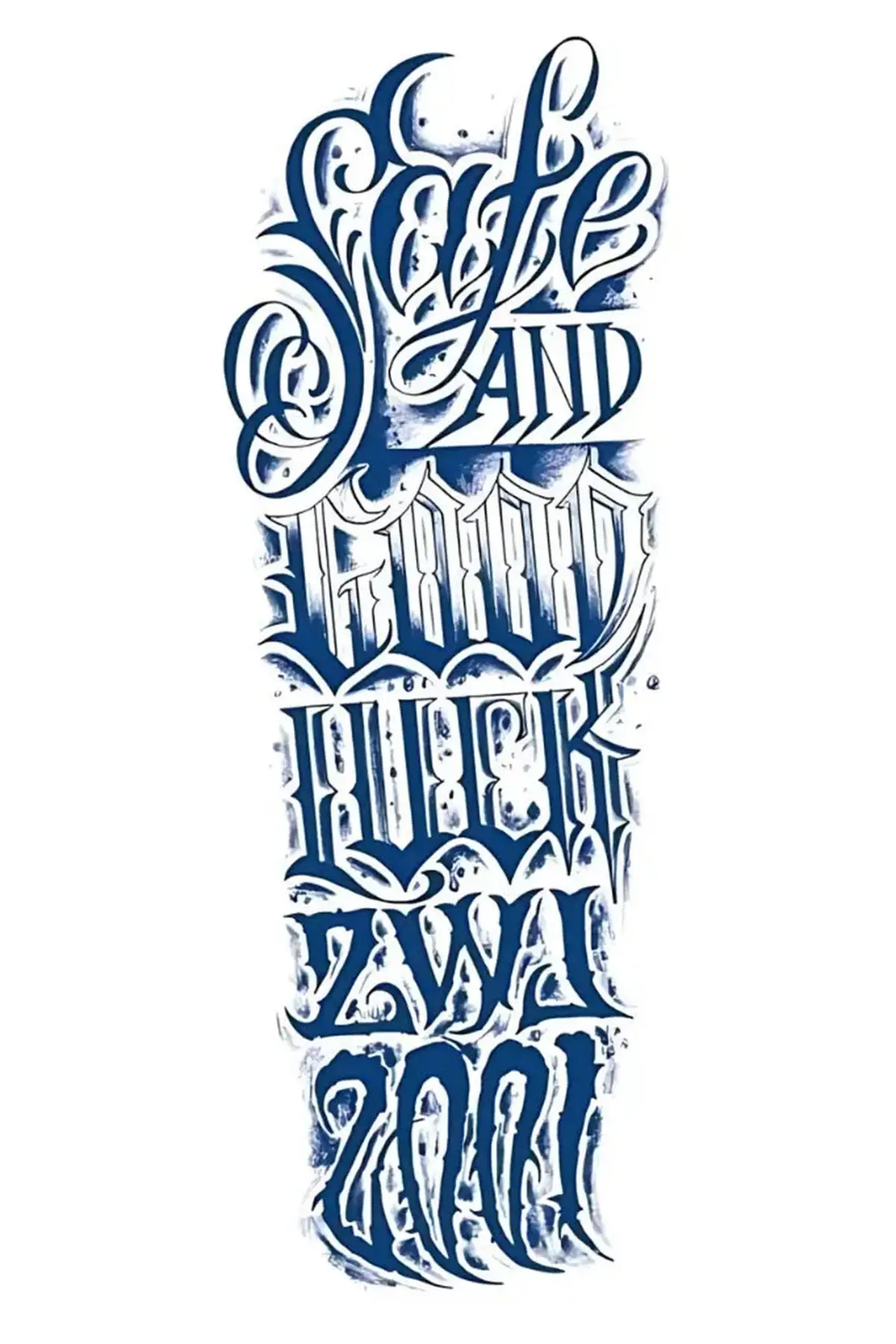 Yazı Detaylı 12 Saat Sonra Kararan Geçici Kol Dövme Tattoo