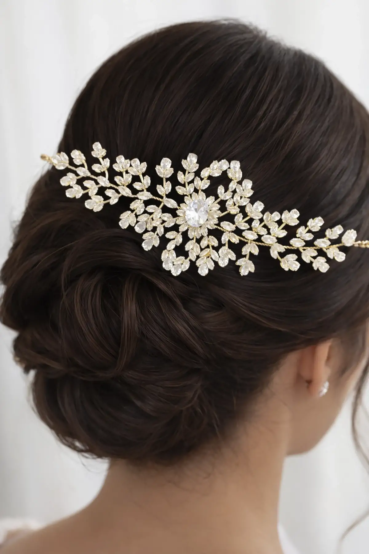 Zirkon Taşlı Gelin/Kına/Nişan/Söz Tasarım Taç