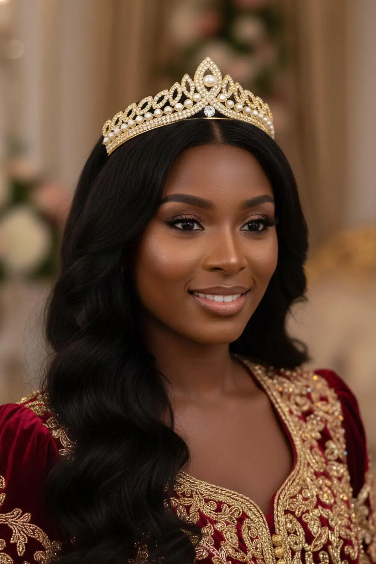 Zirkon Taşlı Gelin/Kına/Nişan/Söz Tasarım Taç