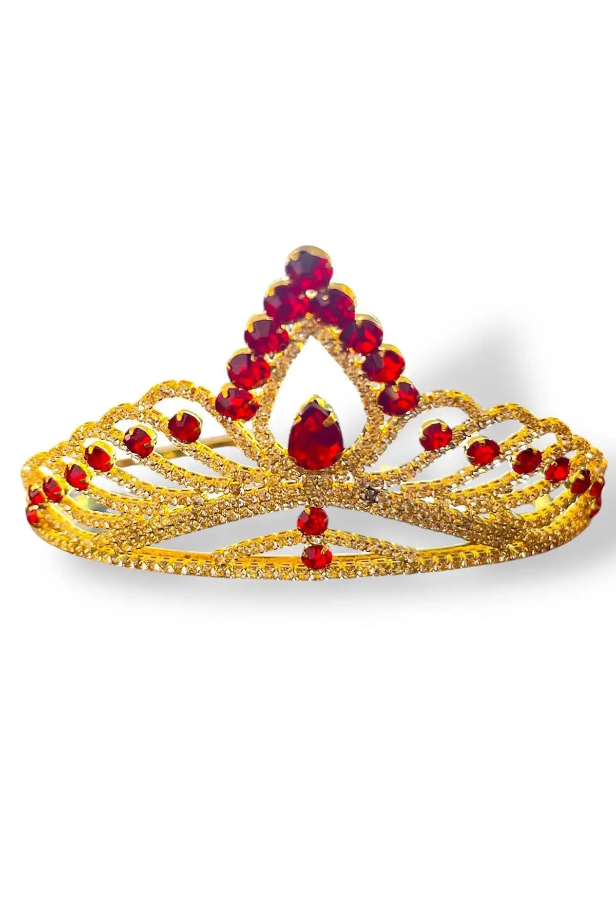 Zirkon Taşlı Gelin/Kına/Nişan/Söz Tasarım Taç