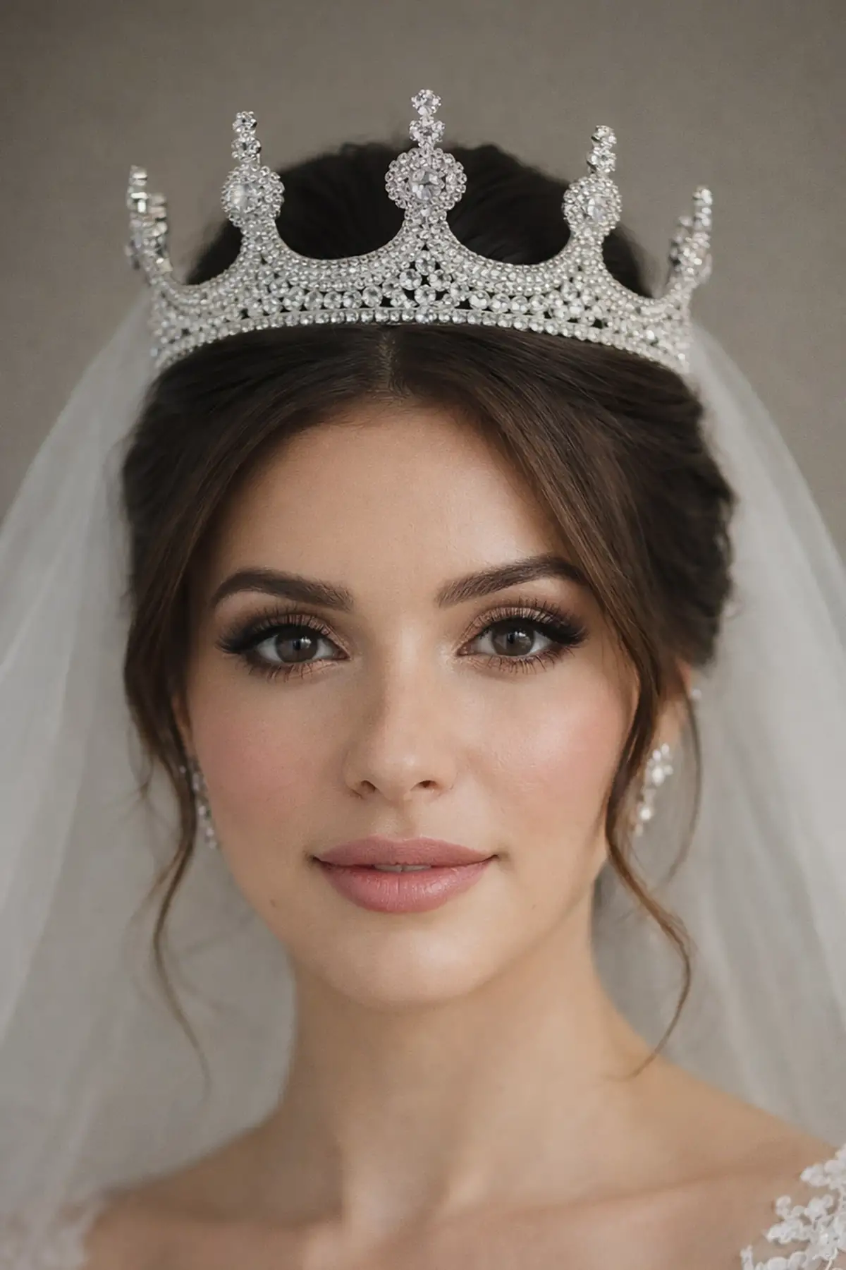 Zirkon Taşlı Gelin/Kına/Nişan/Söz Tasarım Taç