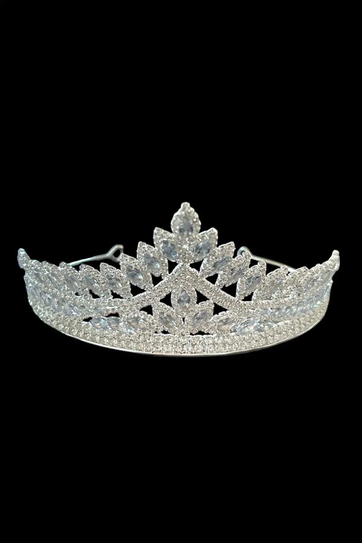 Zirkon Taşlı Gelin/Kına/Nişan/Söz Tasarım Taç