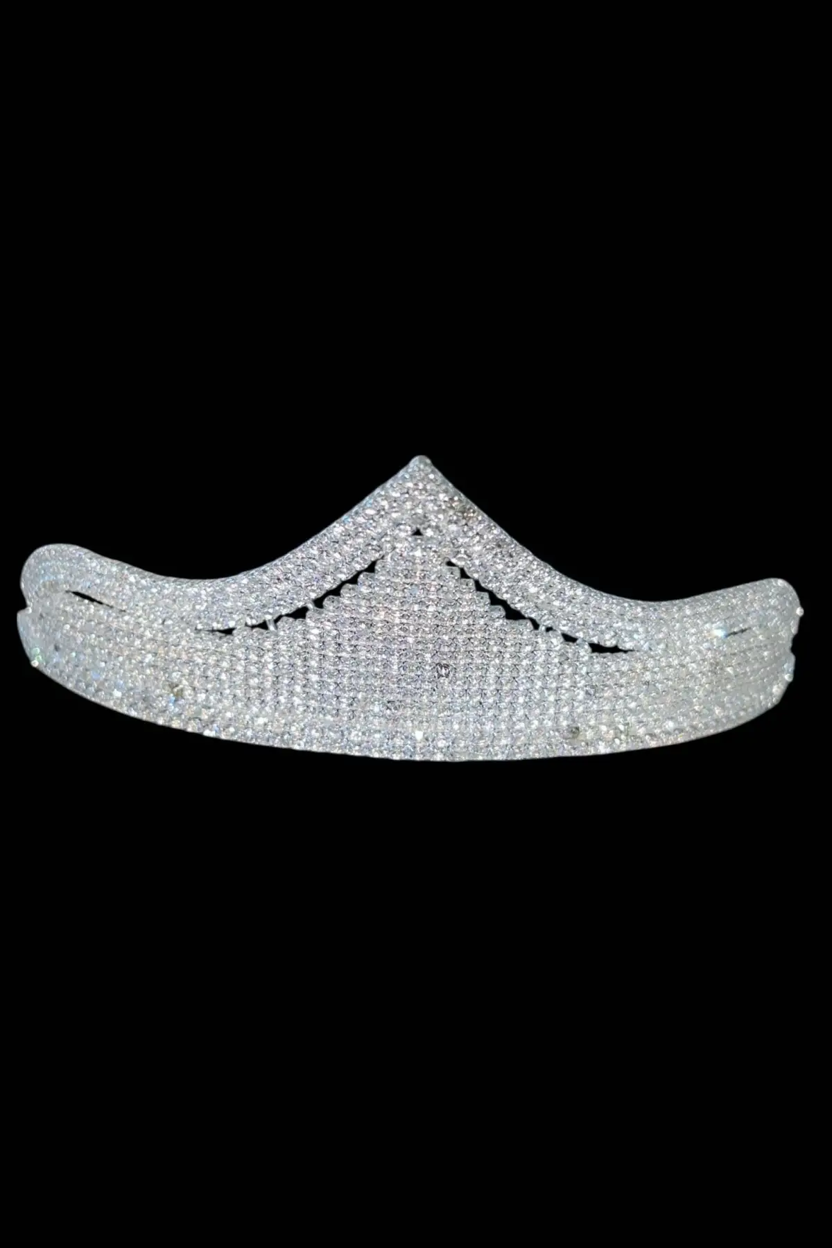 Zirkon Taşlı Gelin/Kına/Nişan/Söz Tasarım Taç