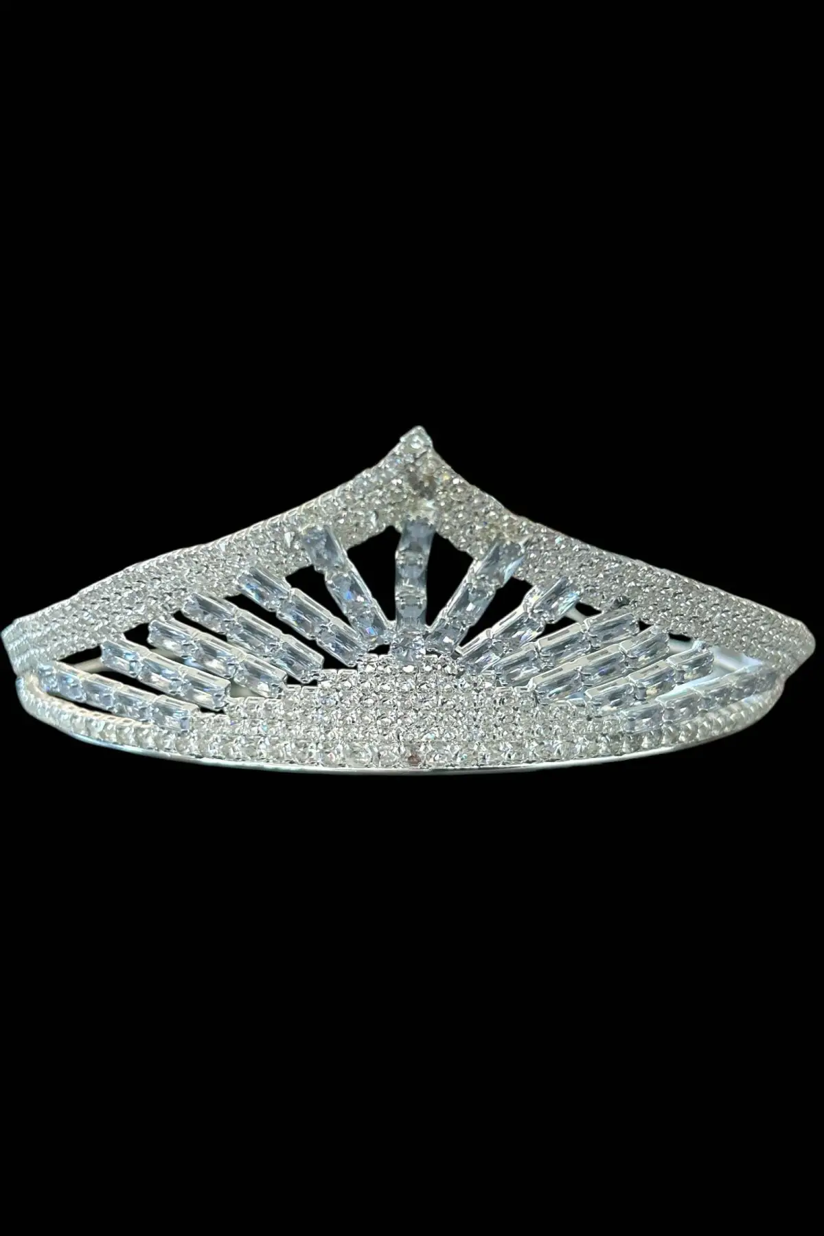 Zirkon Taşlı Gelin/Kına/Nişan/Söz Tasarım Taç