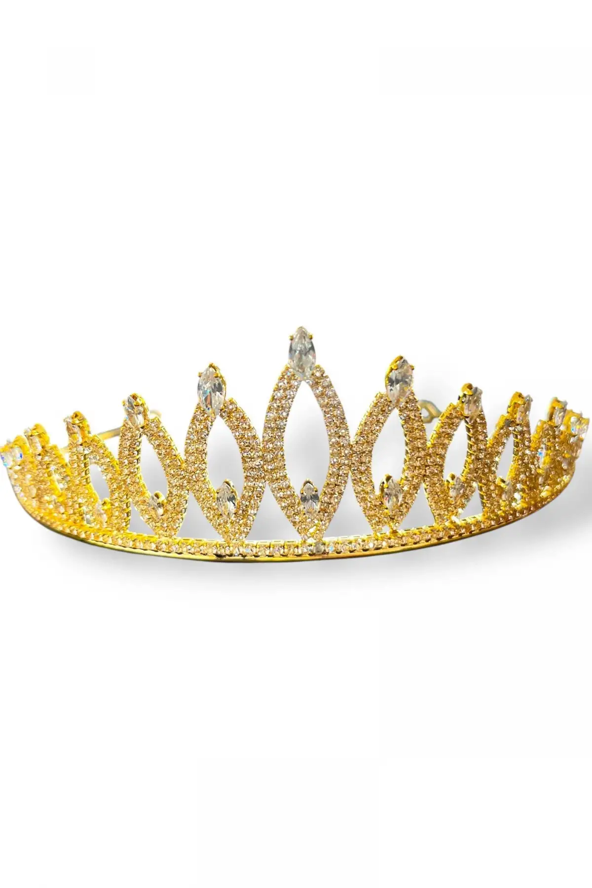 Zirkon Taşlı Gelin/Kına/Nişan/Söz Tasarım Taç