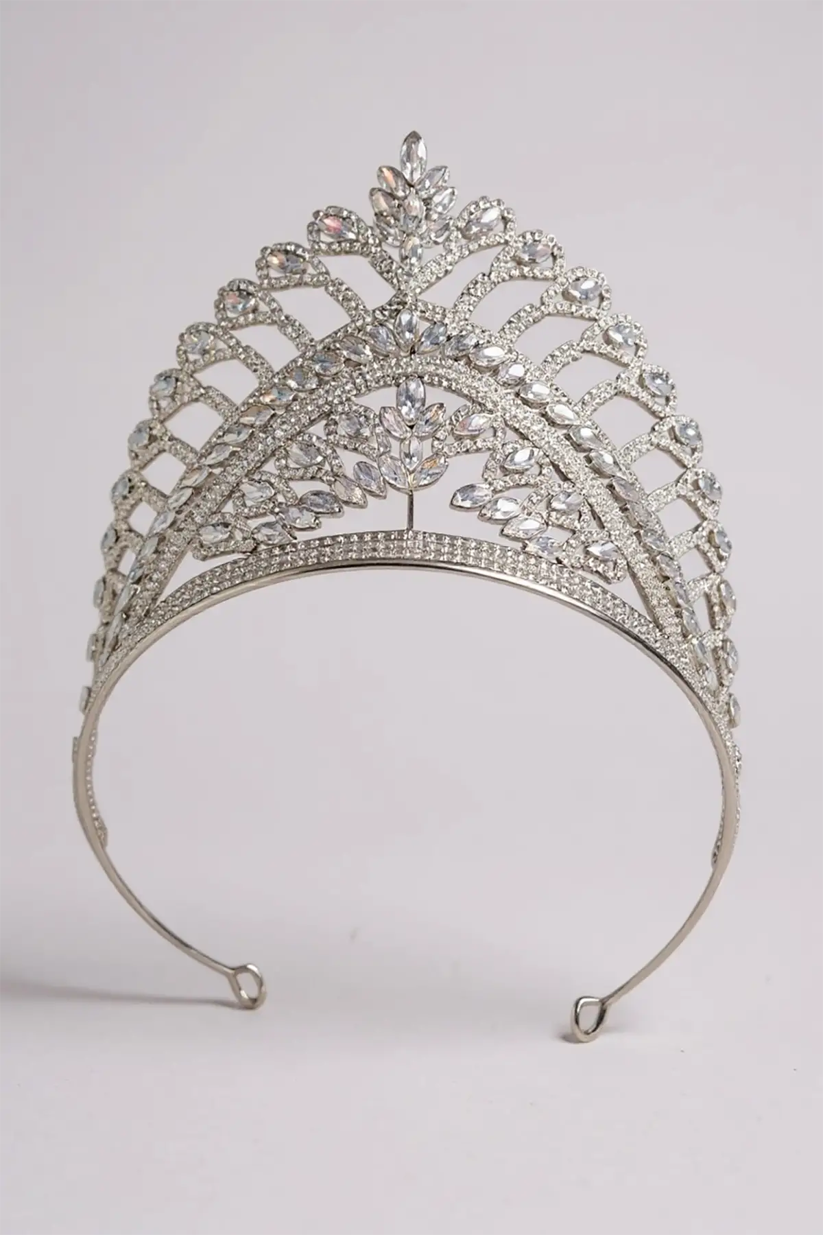 Zirkon Taşlı Gelin/Kına/Nişan/Söz Tasarım Taç