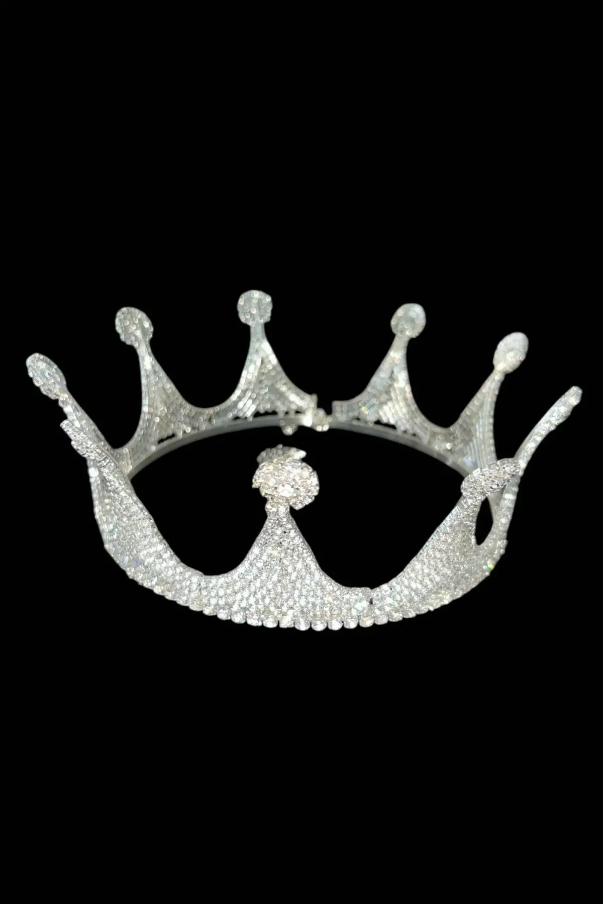 Zirkon Taşlı Gelin/Kına/Nişan/Söz Tasarım Taç