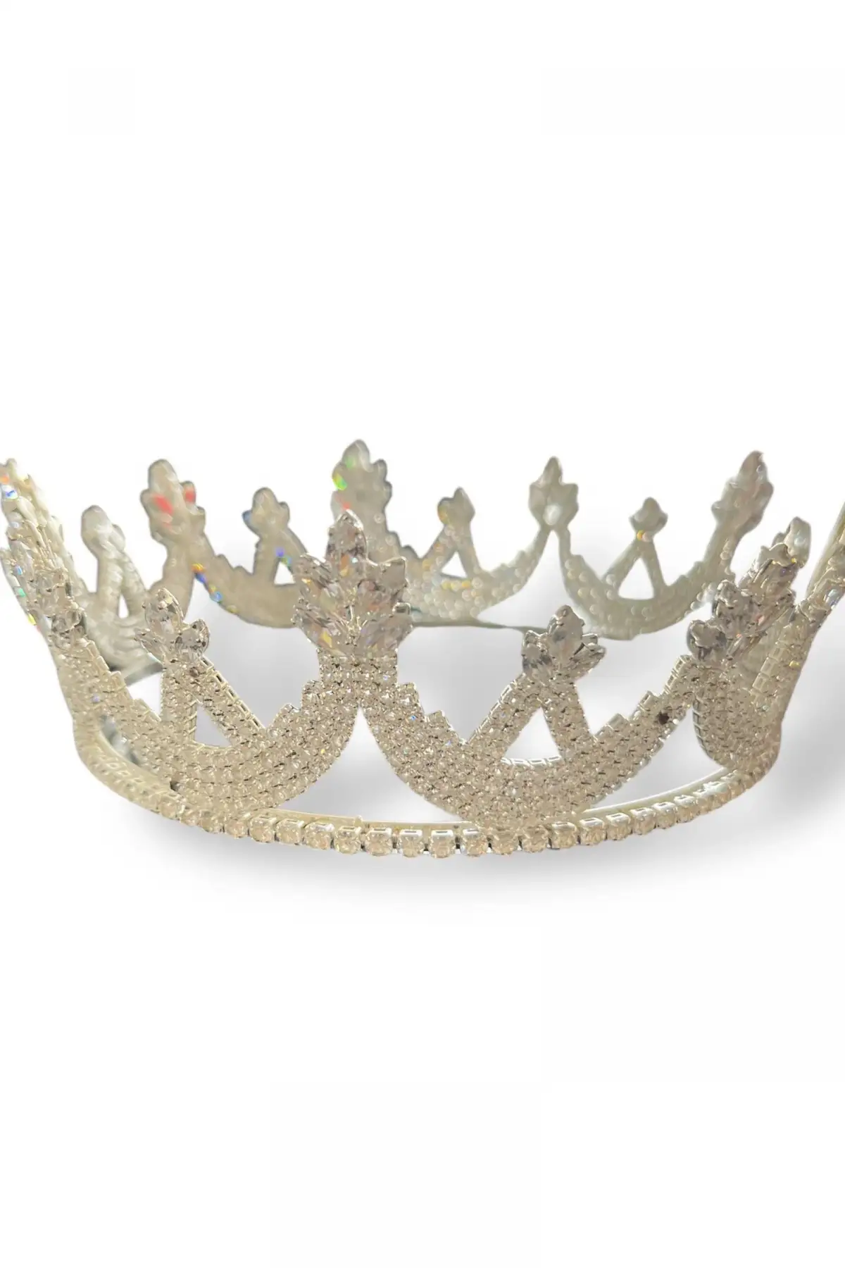 Zirkon Taşlı Gelin/Kına/Nişan/Söz Tasarım Taç