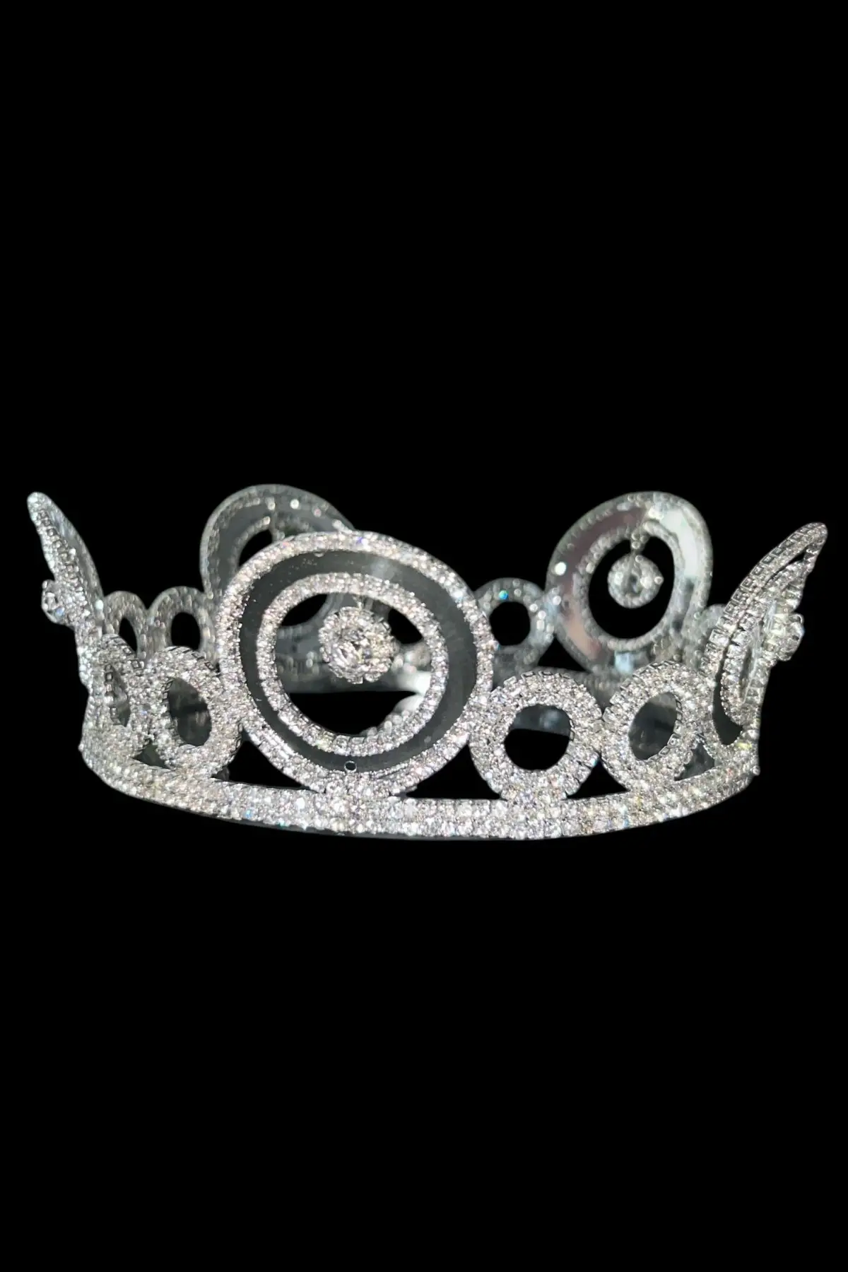 Zirkon Taşlı Gelin/Kına/Nişan/Söz Tasarım Taç