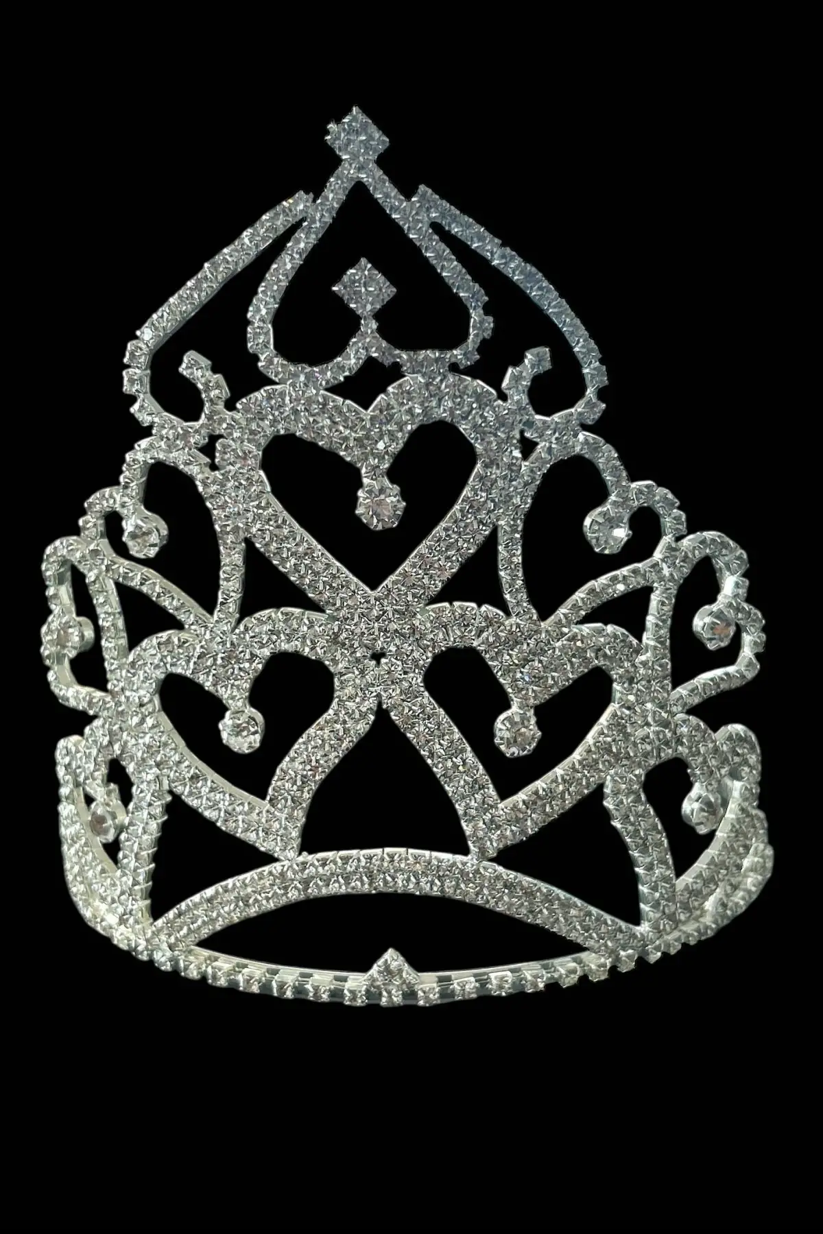 Zirkon Taşlı Gelin/Kına/Nişan/Söz Tasarım Taç