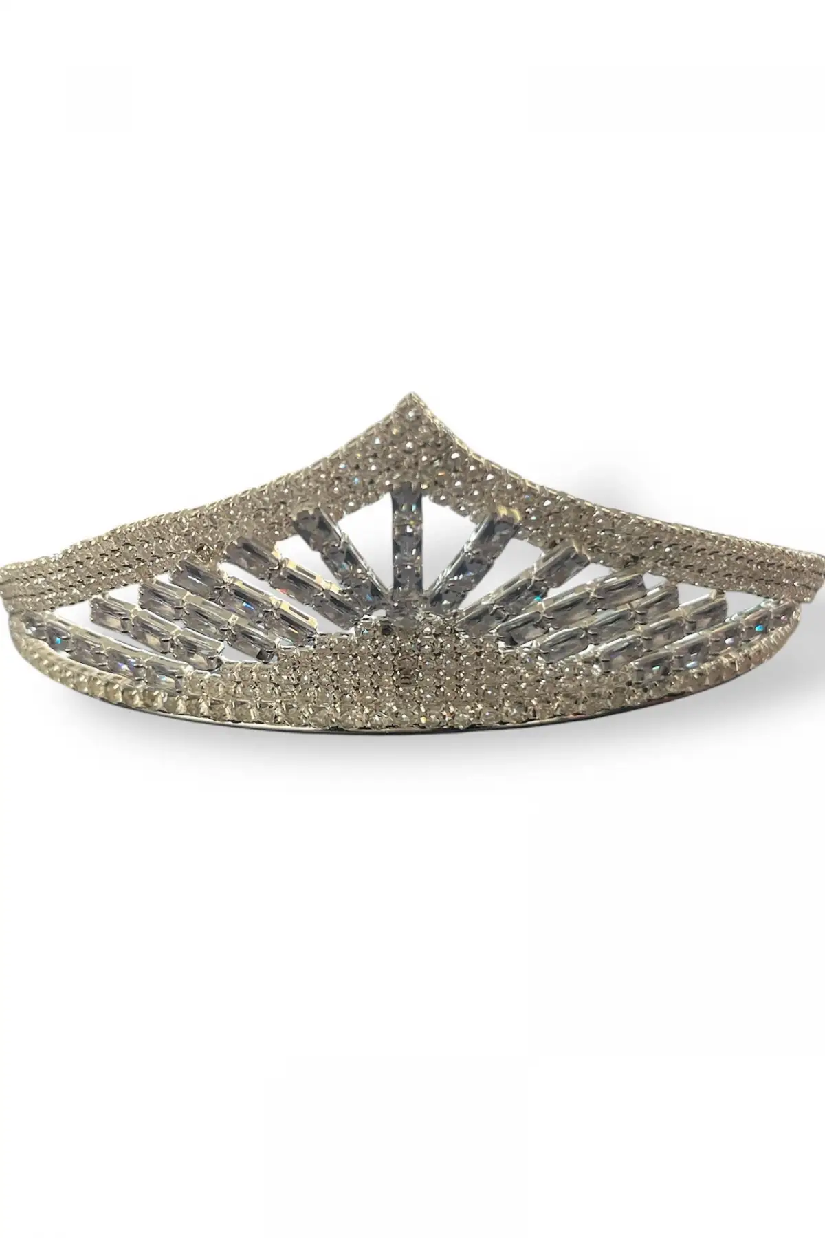 Zirkon Taşlı Gelin/Kına/Nişan/Söz Tasarım Taç