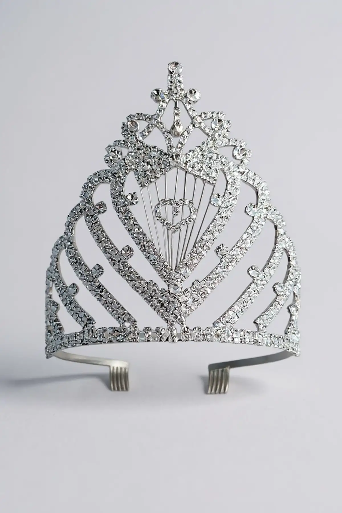 Zirkon Taşlı Gelin/Kına/Nişan/Söz Tasarım Taç