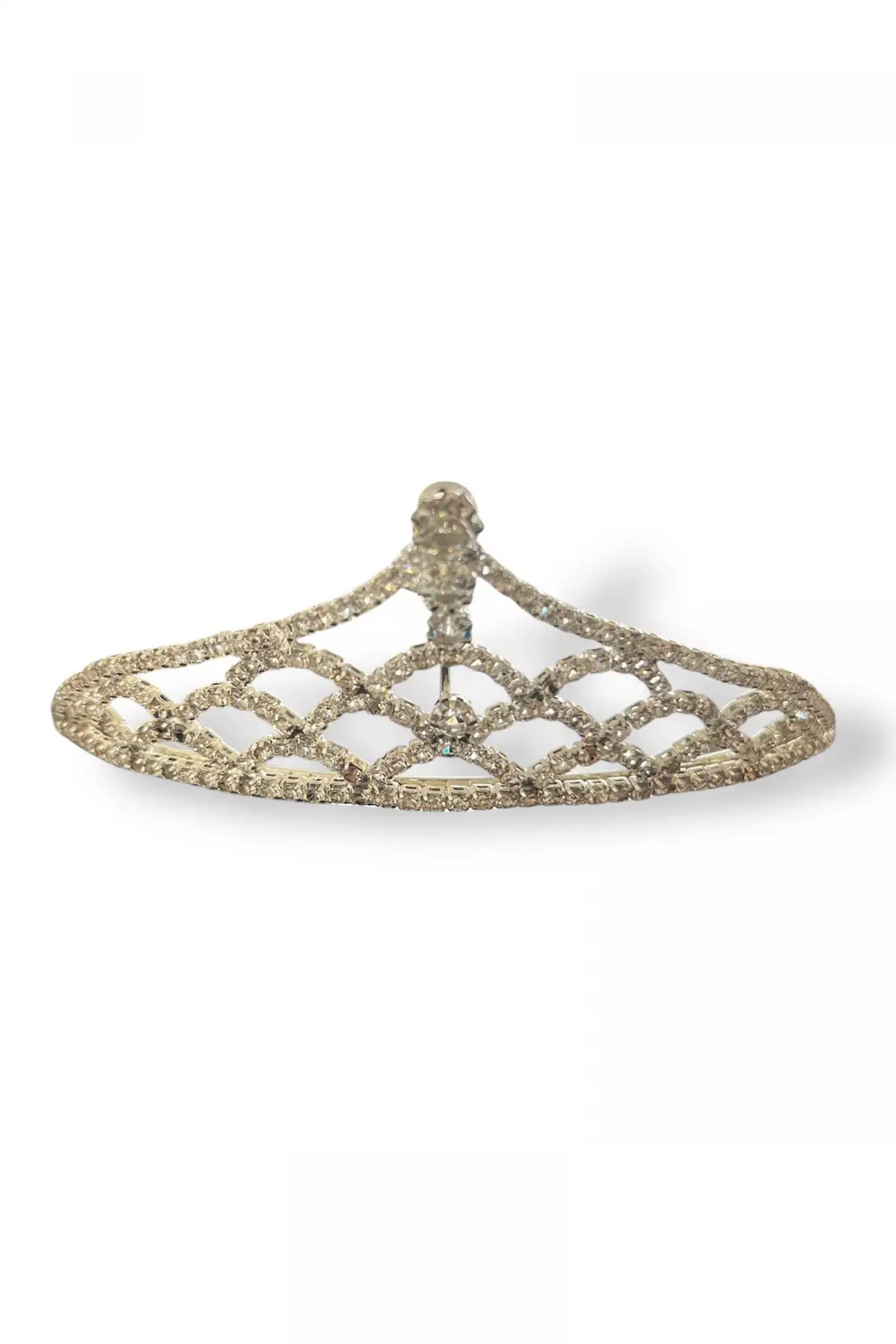 Zirkon Taşlı Gelin/Kına/Nişan/Söz Tasarım Taç