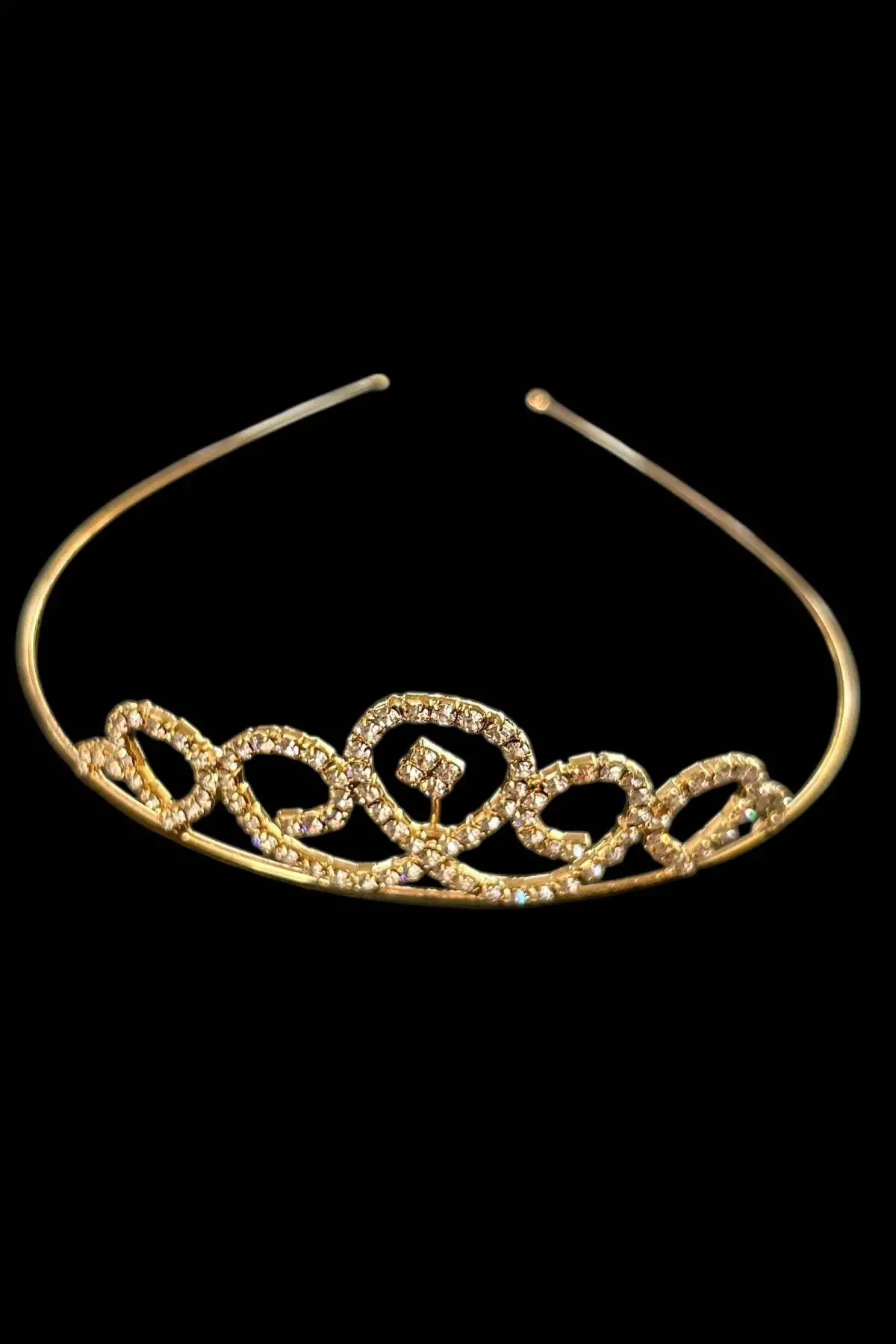 Zirkon Taşlı Gelin/Kına/Nişan/Söz Tasarım Taç