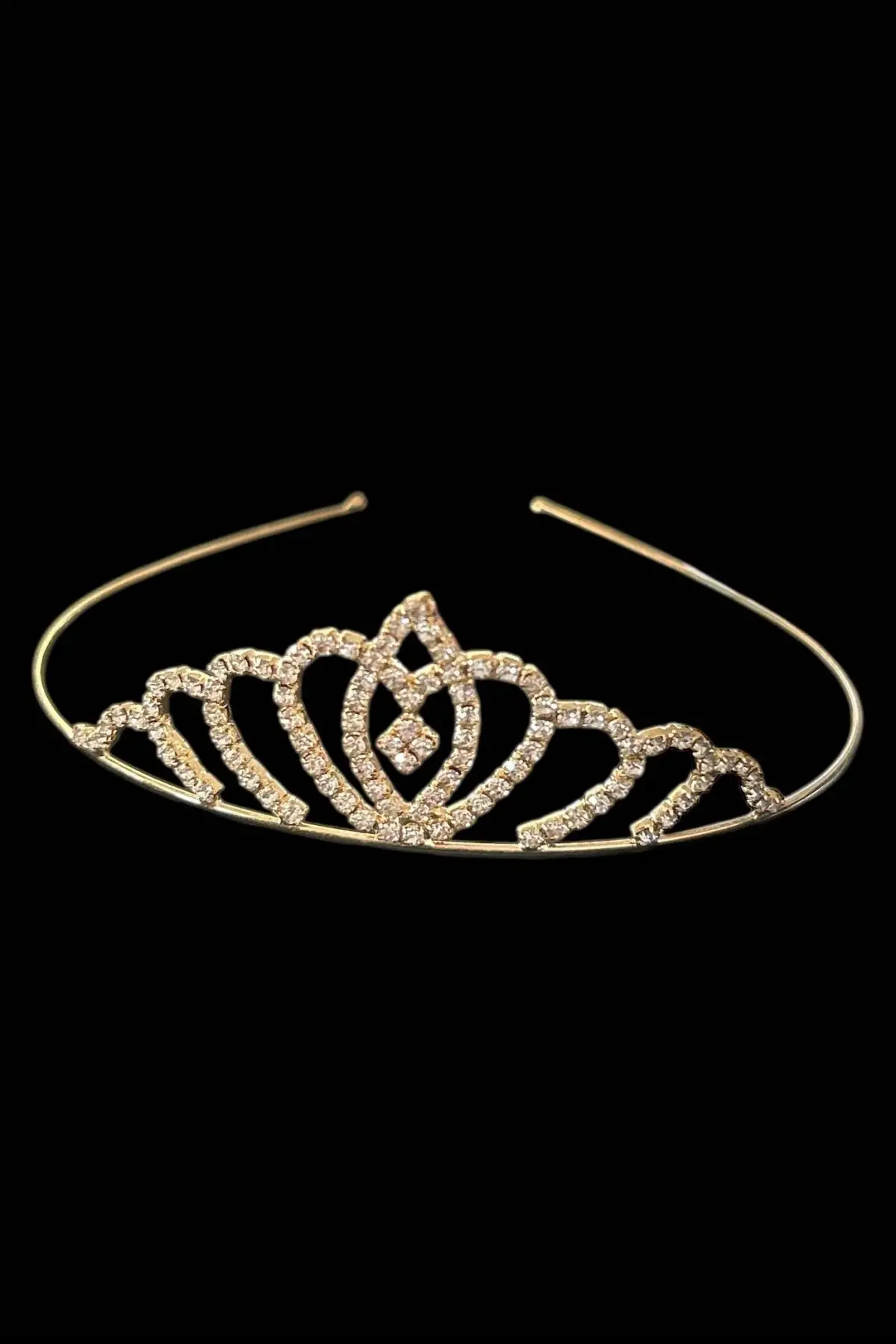Zirkon Taşlı Gelin/Kına/Nişan/Söz Tasarım Taç