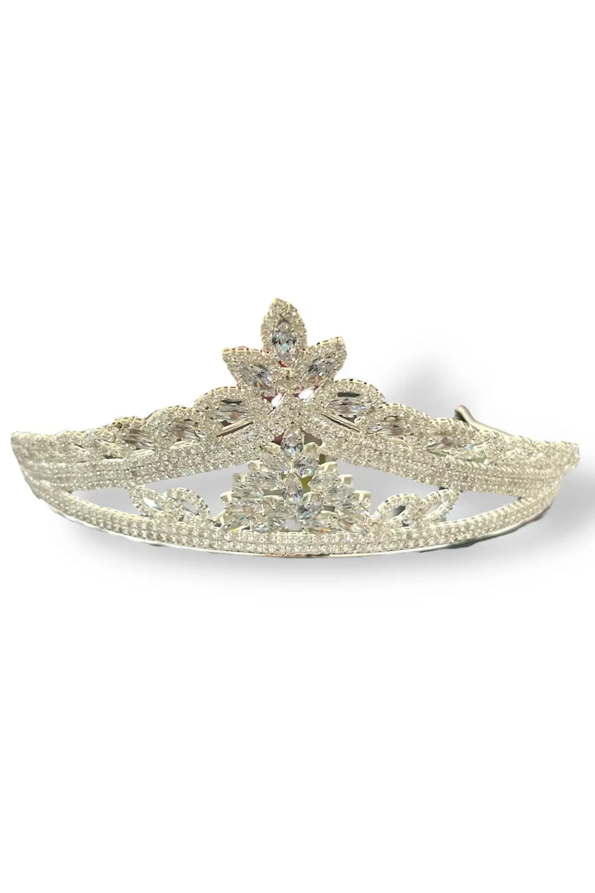 Zirkon Taşlı Gelin/Kına/Nişan/Söz Tasarım Taç