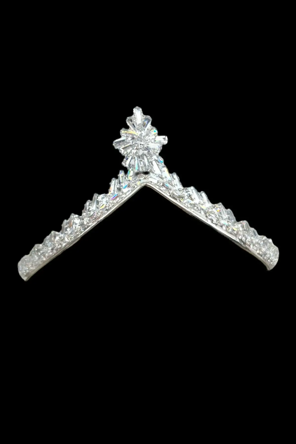 Zirkon Taşlı Gelin/Kına/Nişan/Söz Tasarım Taç