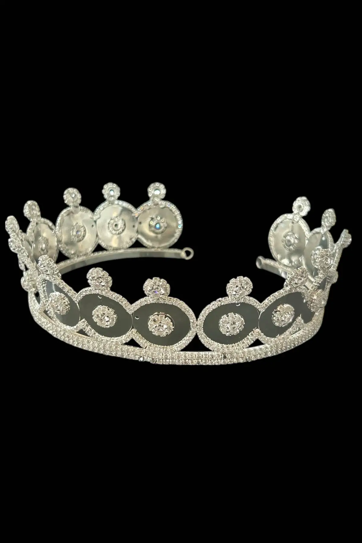 Zirkon Taşlı Gelin/Kına/Nişan/Söz Tasarım Taç