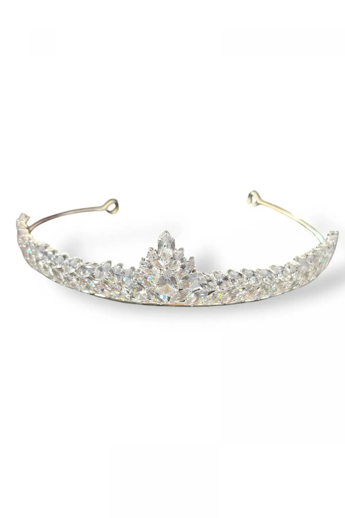 Zirkon Taşlı Gelin/Kına/Nişan/Söz Tasarım Taç