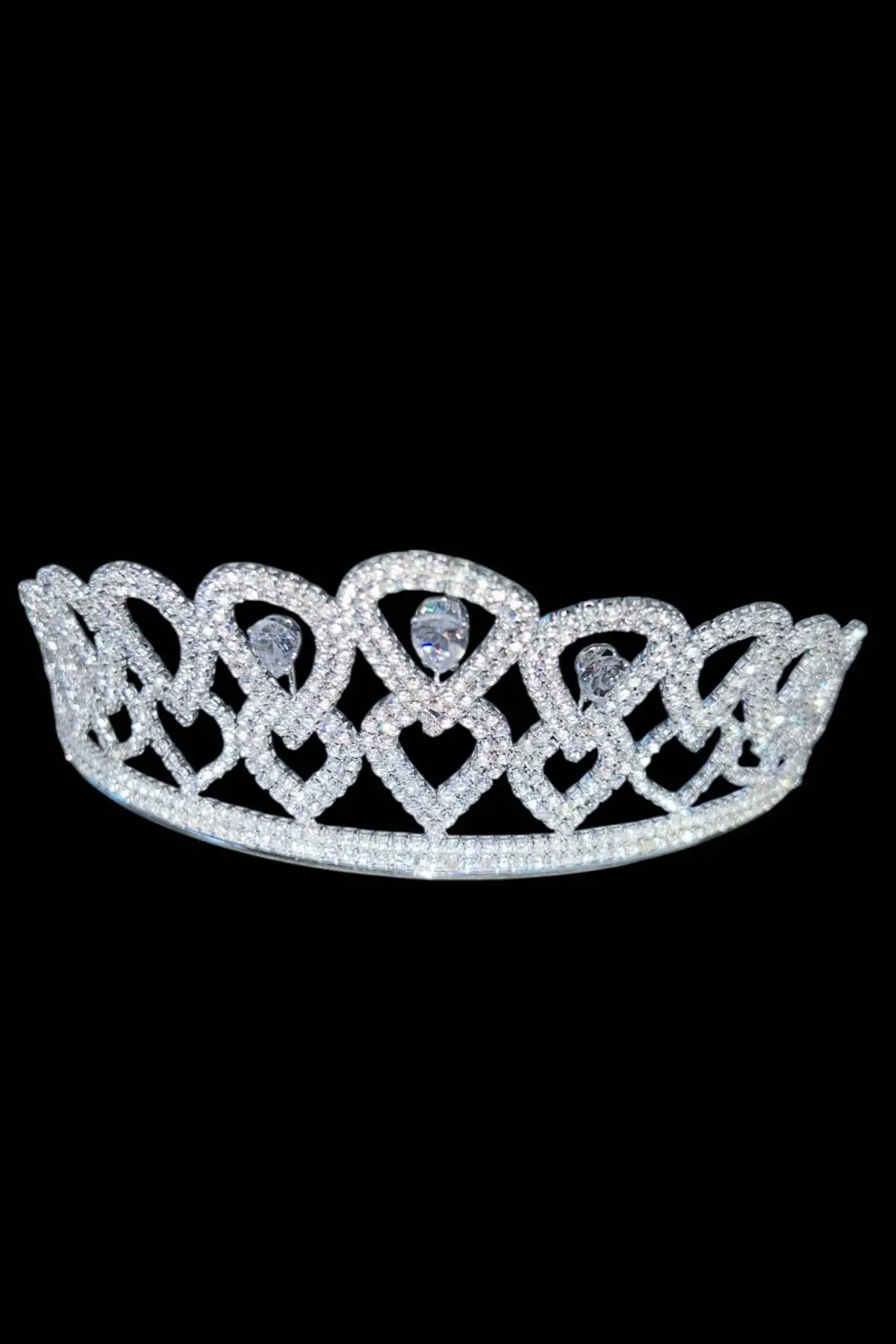 Zirkon Taşlı Gelin/Kına/Nişan/Söz Tasarım Taç