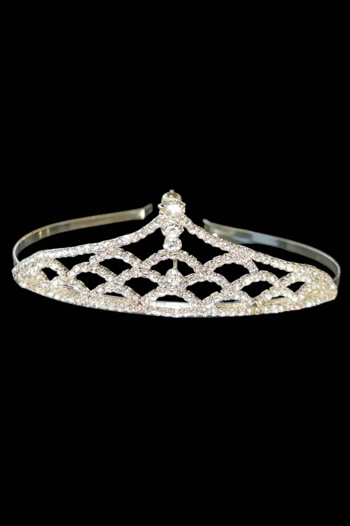 Zirkon Taşlı Gelin/Kına/Nişan/Söz Tasarım Taç