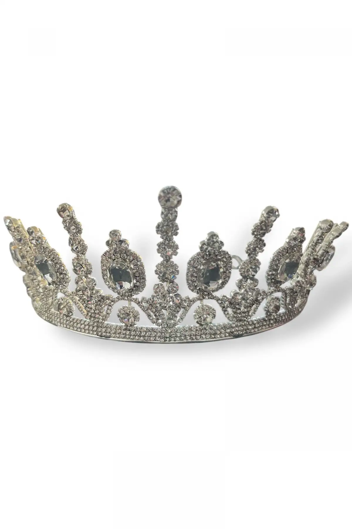 Zirkon Taşlı Gelin/Kına/Nişan/Söz Tasarım Taç