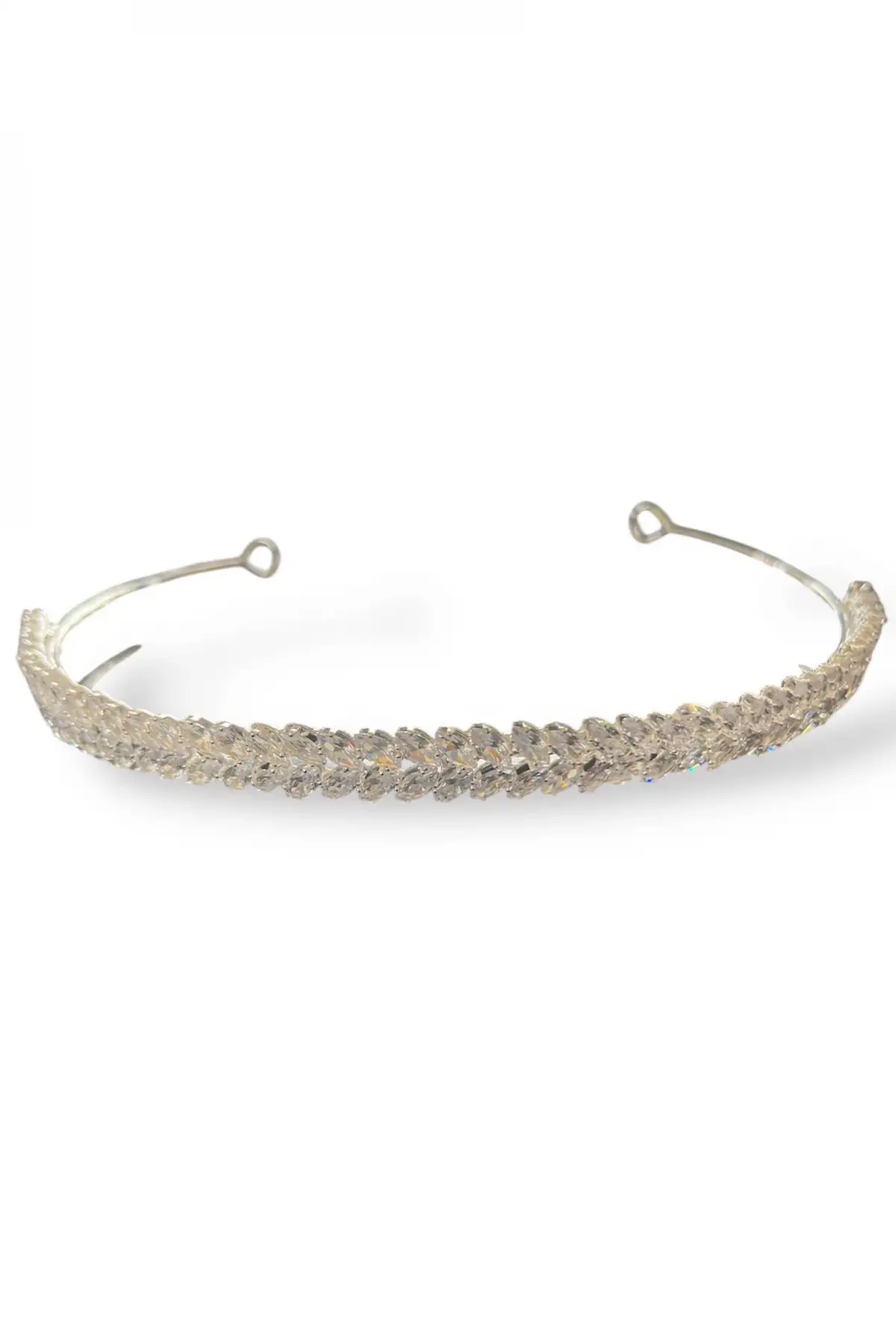 Zirkon Taşlı Gelin/Kına/Nişan/Söz Tasarım Taç