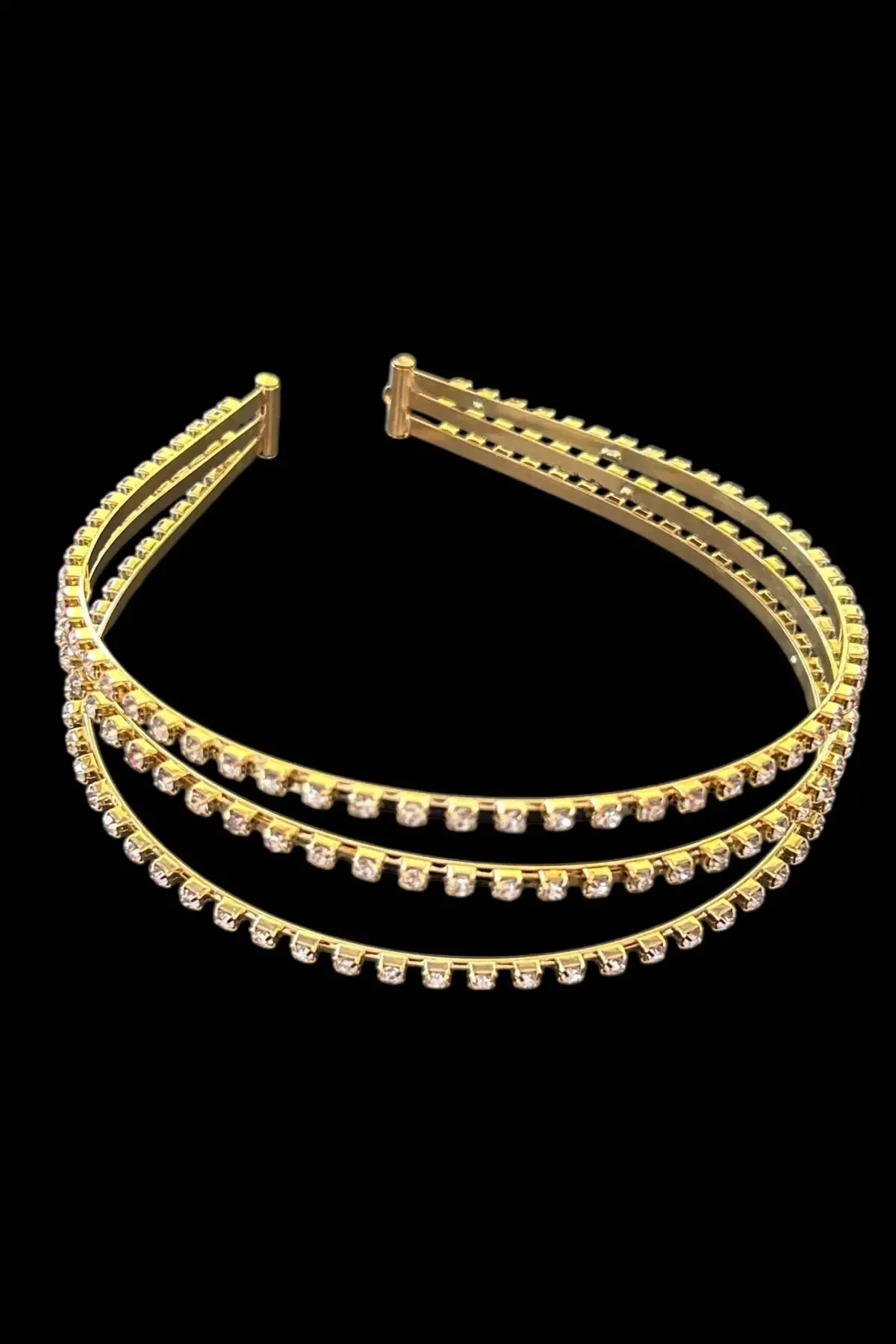 Zirkon Taşlı Gelin/Kına/Nişan/Söz Tasarım Taç