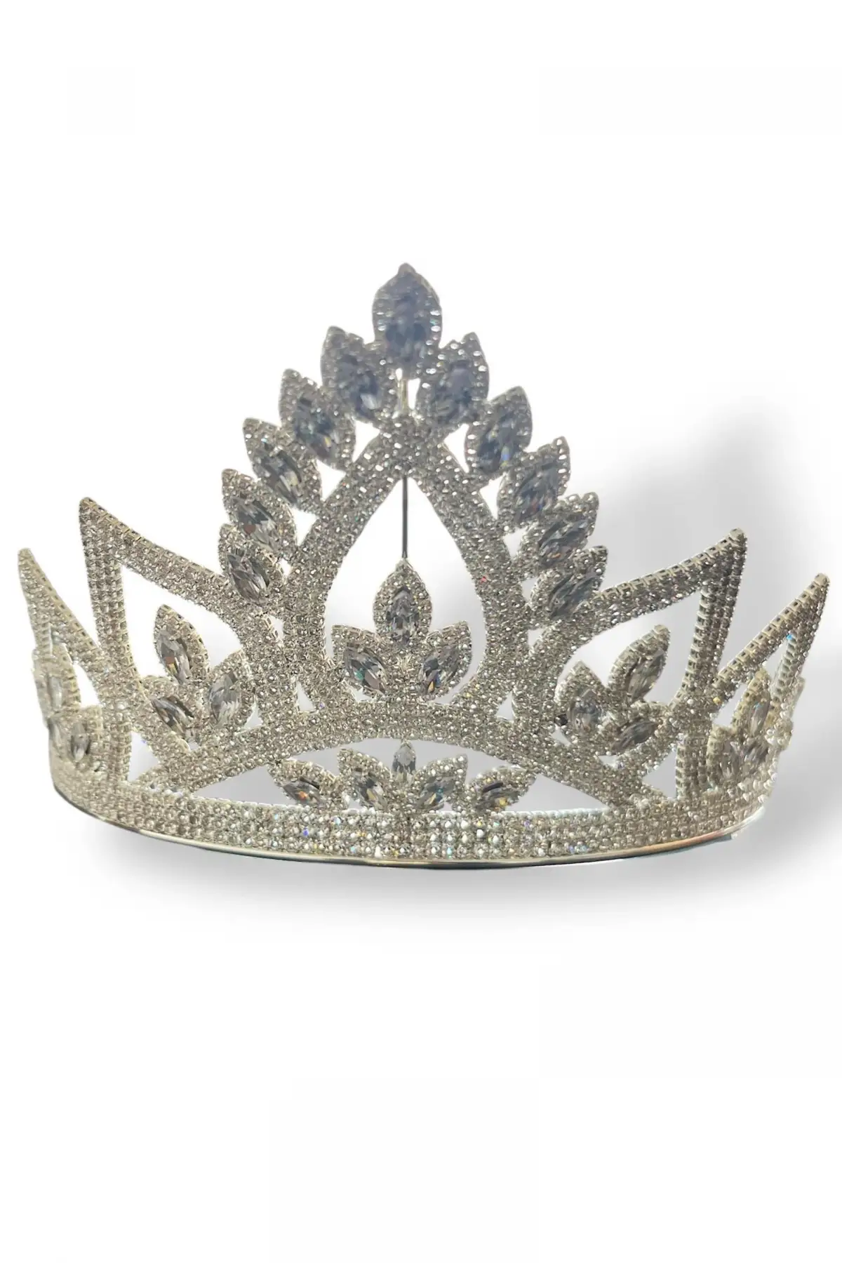 Zirkon Taşlı Gelin/Kına/Nişan/Söz Tasarım Taç