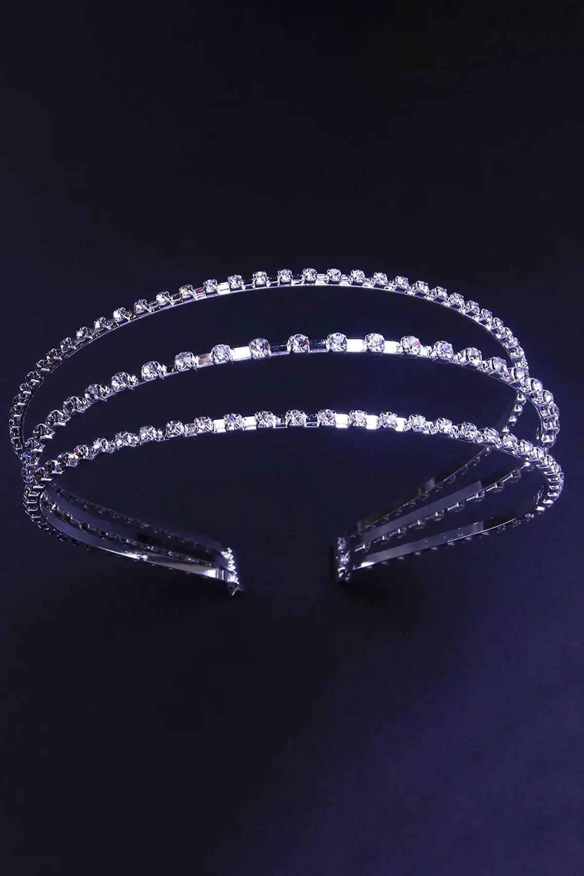 Zirkon Taşlı Gelin/Kına/Nişan/Söz Tasarım Taç