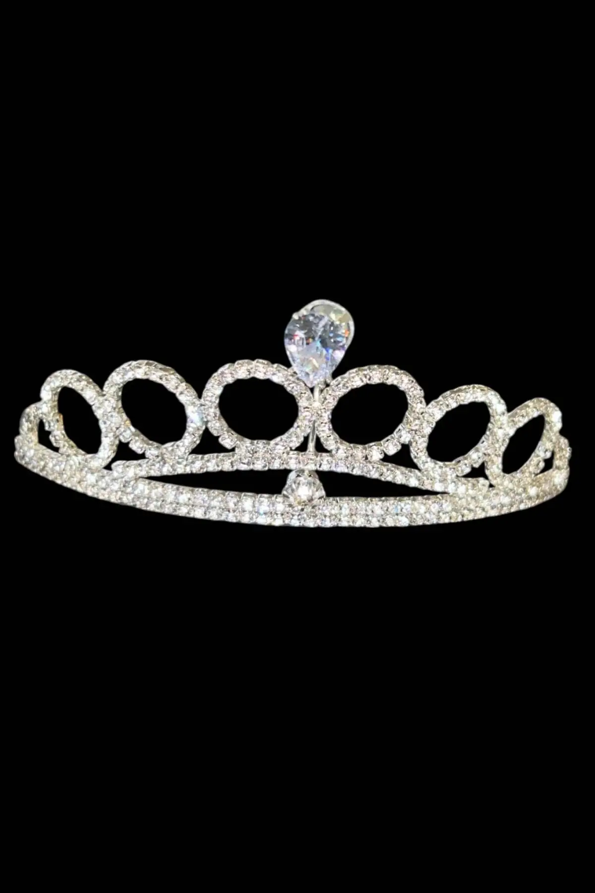 Zirkon Taşlı Gelin/Kına/Nişan/Söz Tasarım Taç