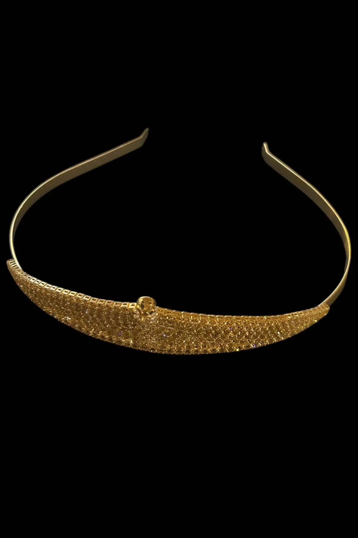 Zirkon Taşlı Gelin/Kına/Nişan/Söz Tasarım Taç