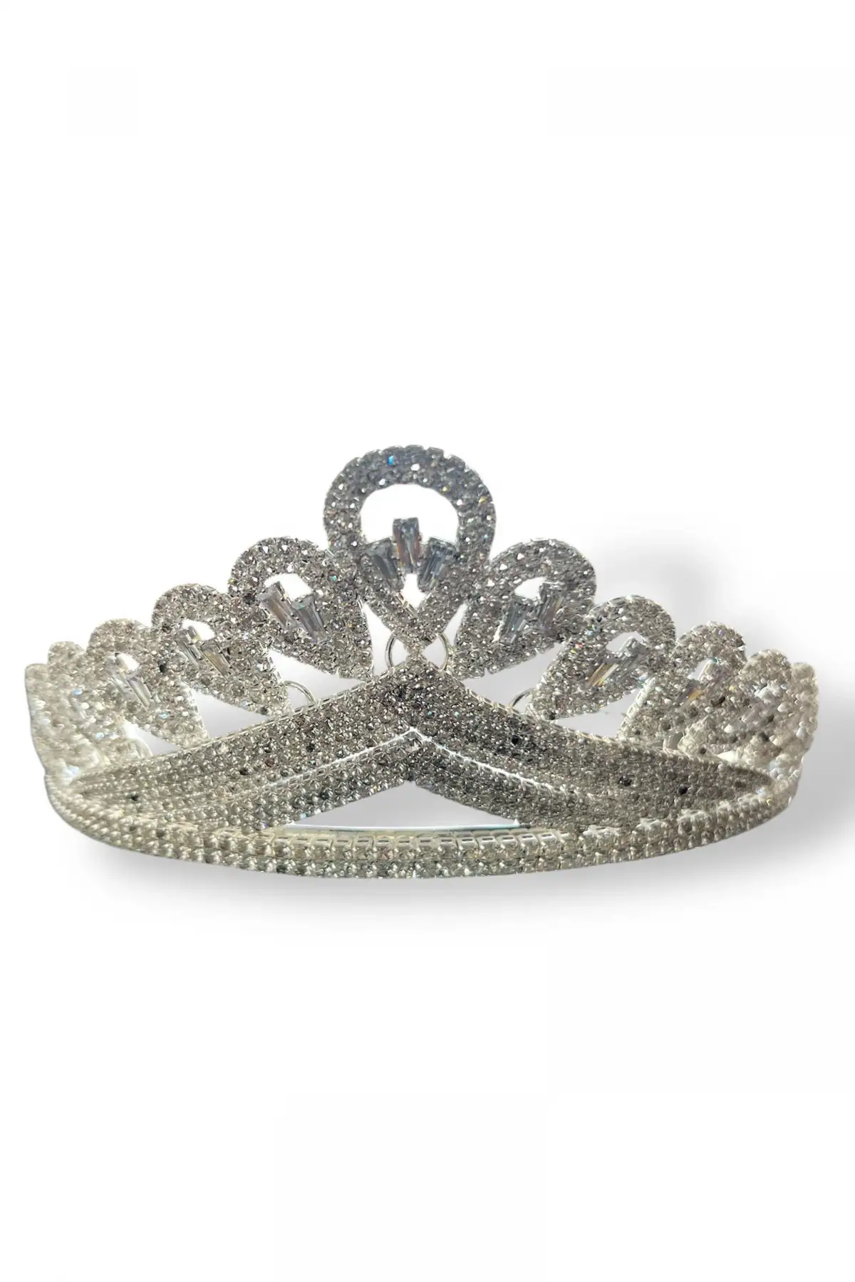 Zirkon Taşlı Gelin/Kına/Nişan/Söz Tasarım Taç
