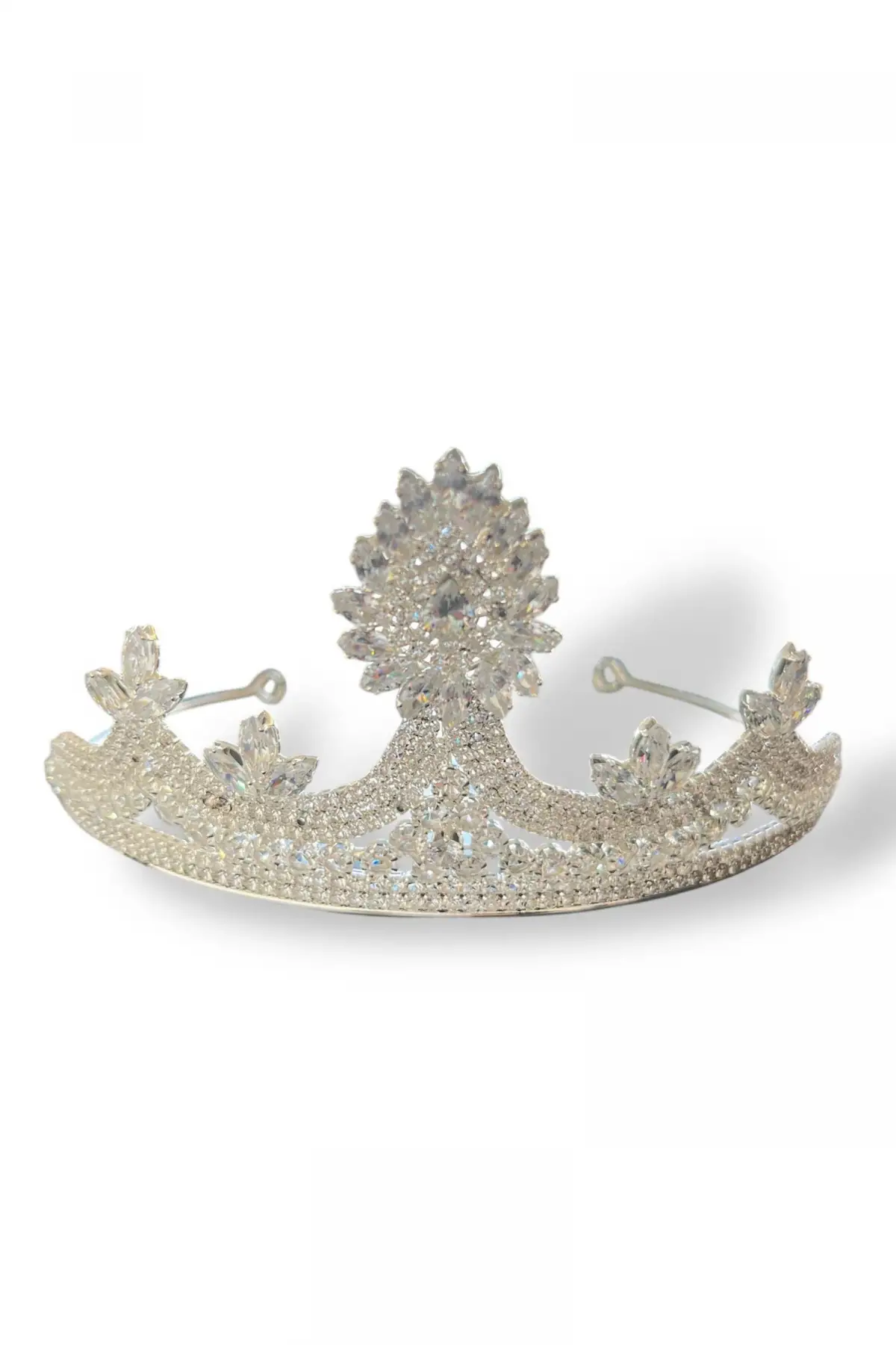 Zirkon Taşlı Gelin/Kına/Nişan/Söz Tasarım Taç