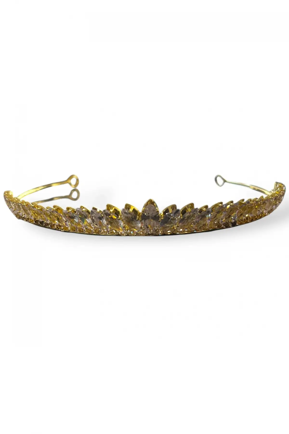 Zirkon Taşlı Gelin/Kına/Nişan/Söz Tasarım Taç