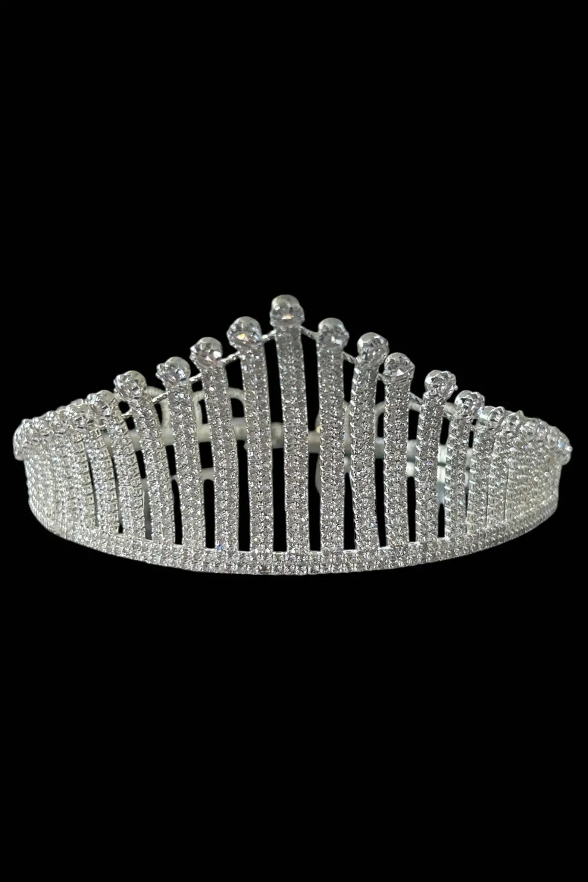 Zirkon Taşlı Gelin/Kına/Nişan/Söz Tasarım Taç