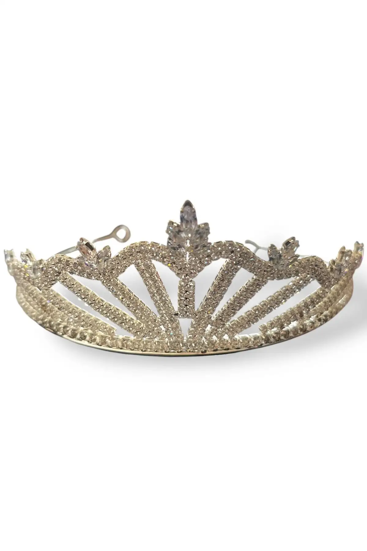 Zirkon Taşlı Gelin/Kına/Nişan/Söz Tasarım Taç
