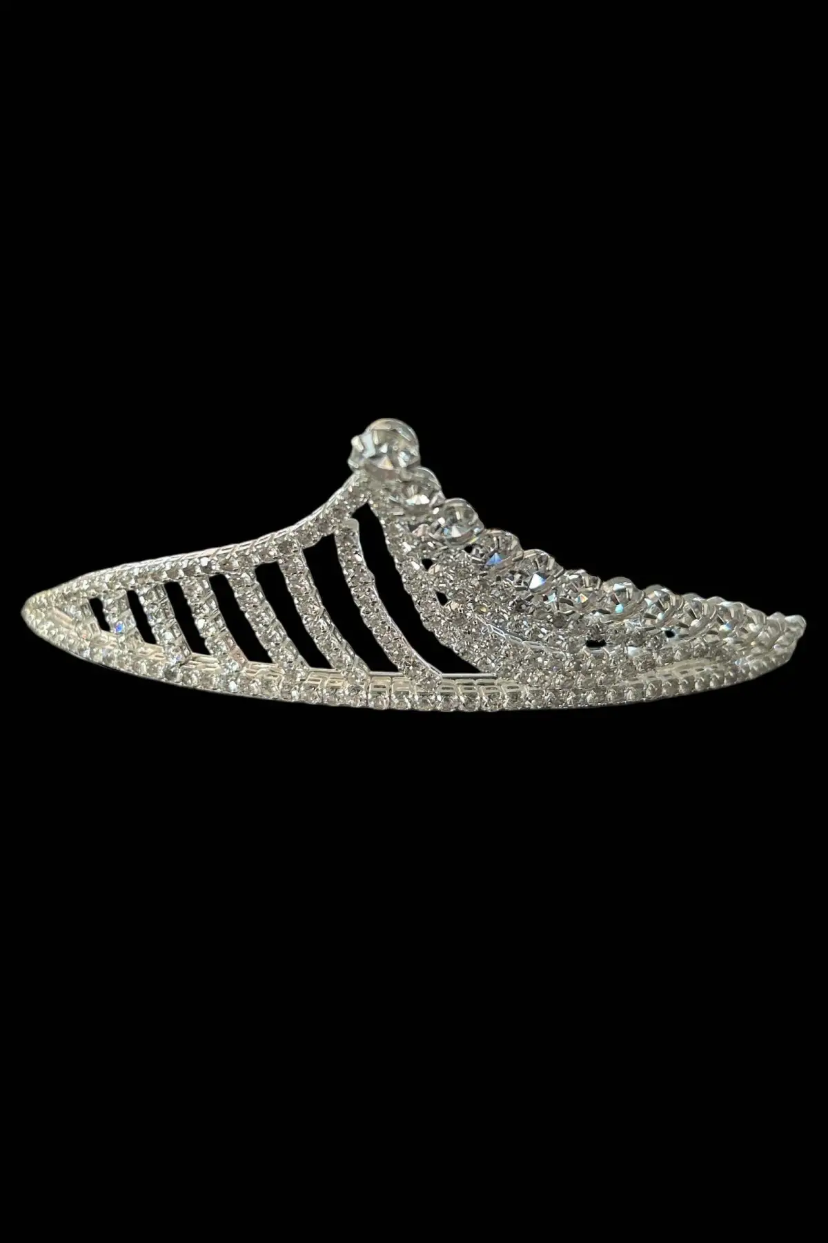 Zirkon Taşlı Gelin/Kına/Nişan/Söz Tasarım Taç