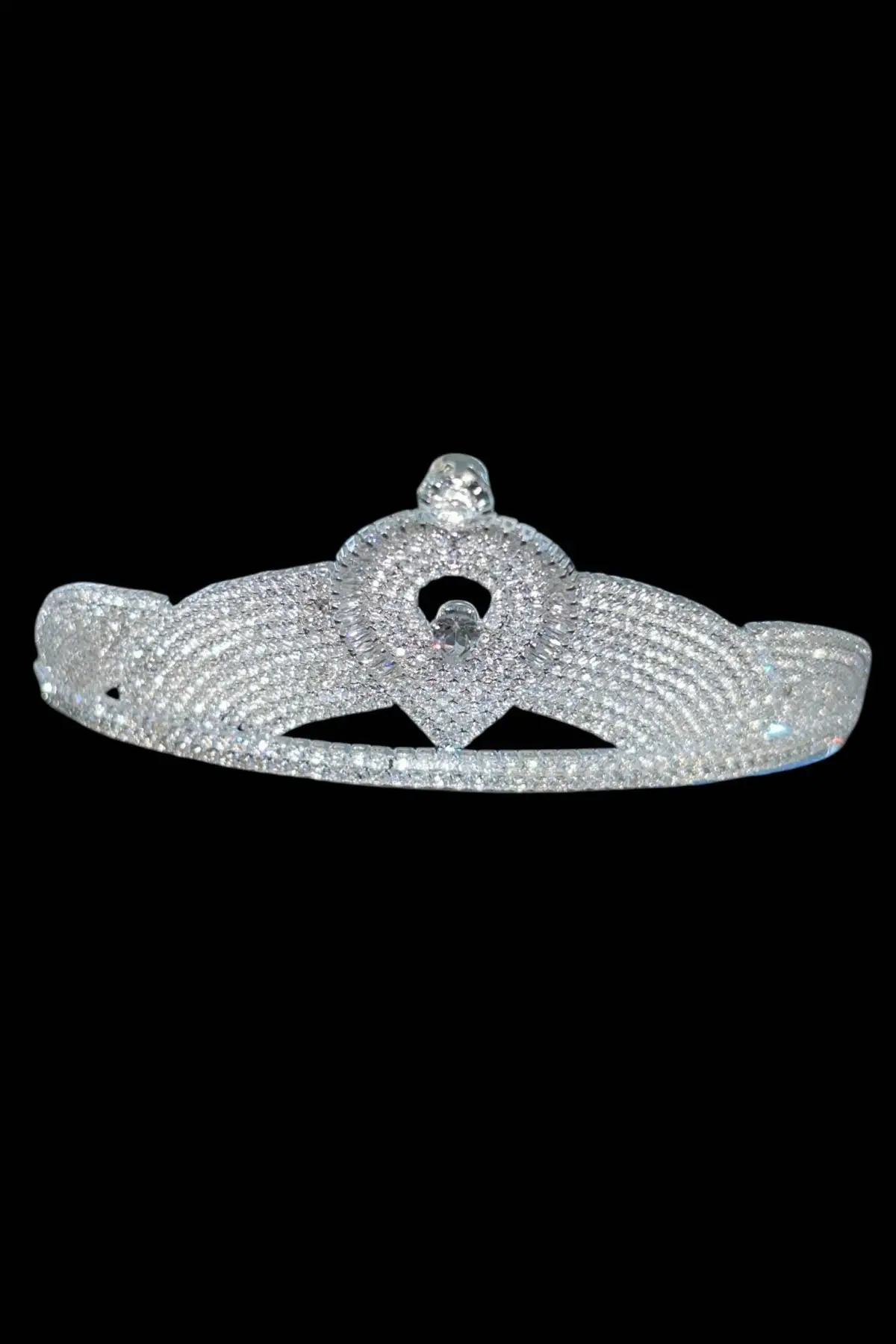 Zirkon Taşlı Gelin/Kına/Nişan/Söz Tasarım Taç