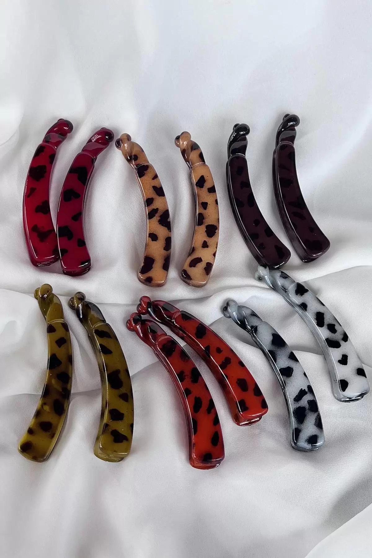 12 adet Leopar Desenli Muz Toka