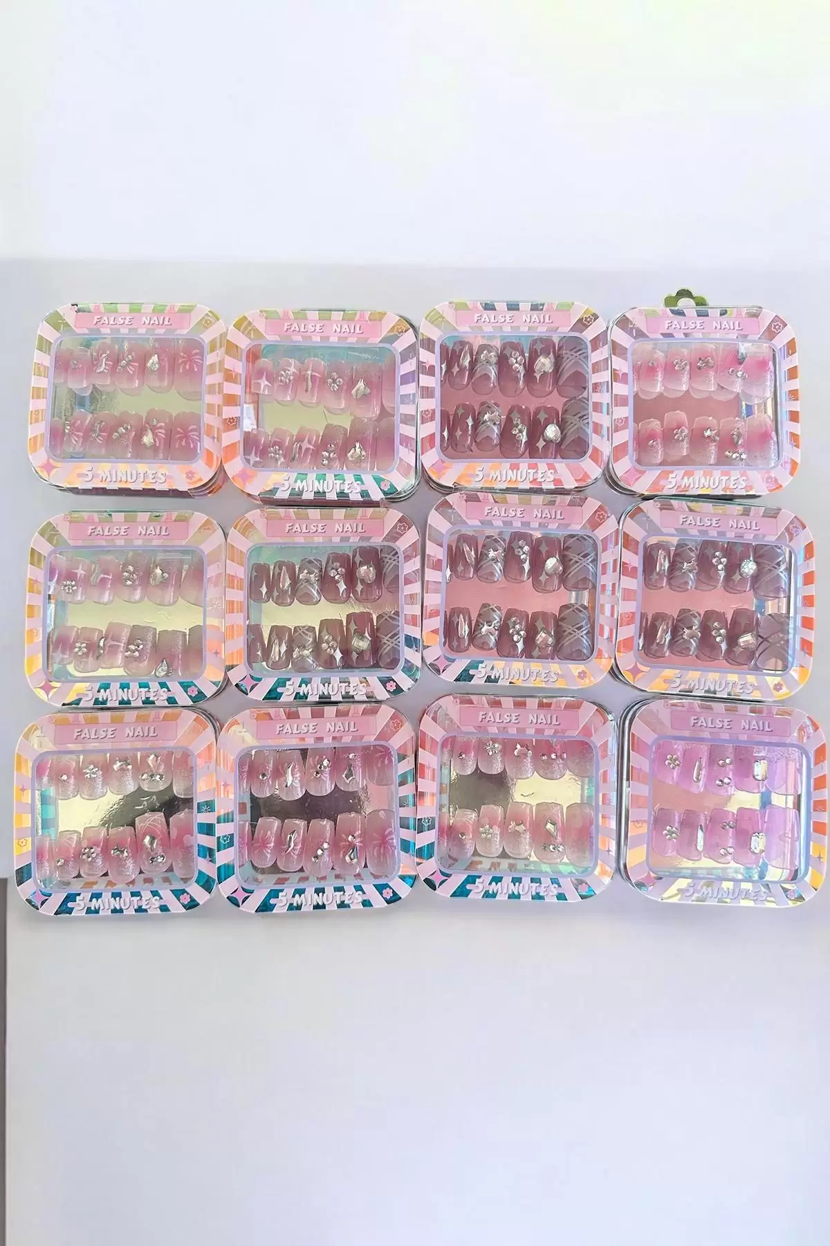 12li Karışık Figürlü Tırnak Set
