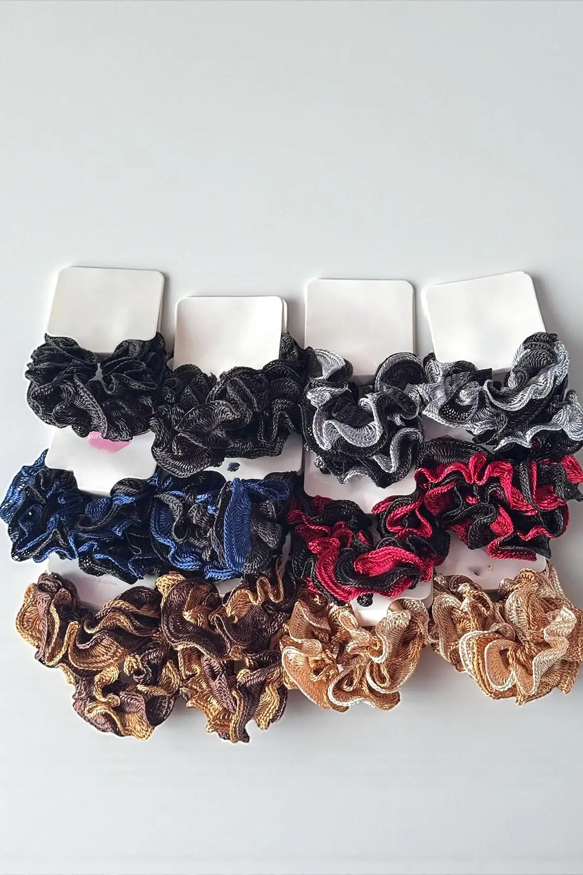 12li Karışık Renk Lastik Toka Set