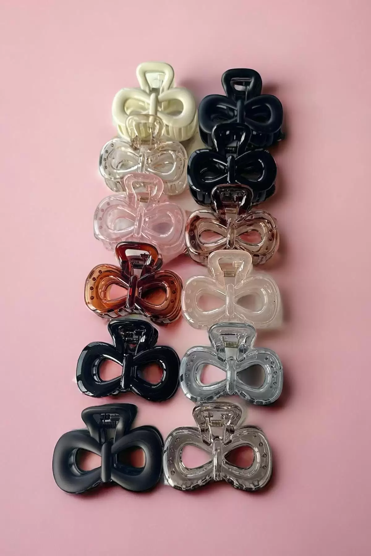 12li Karışık Renk Mandal Toka Set