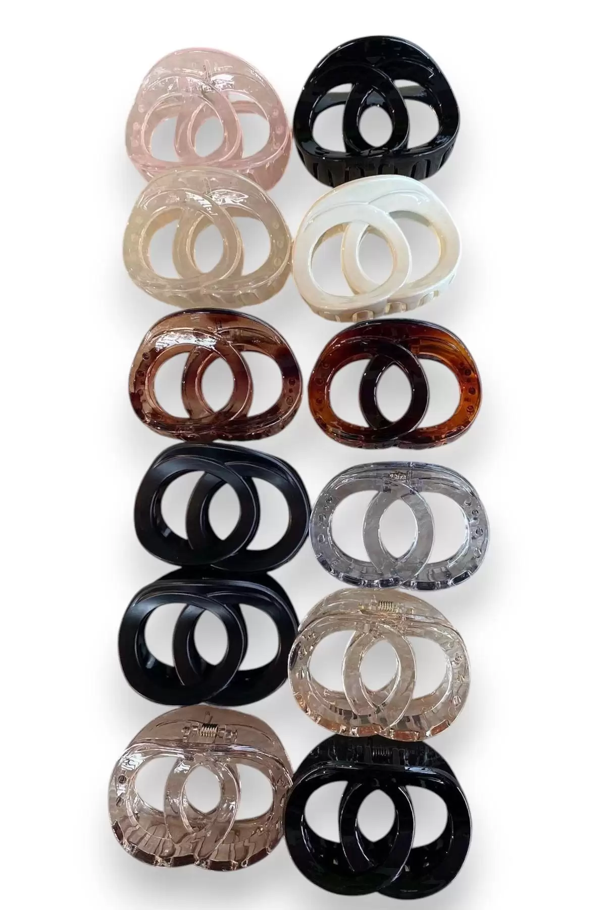 12li Karışık Renk Mandal Toka Set