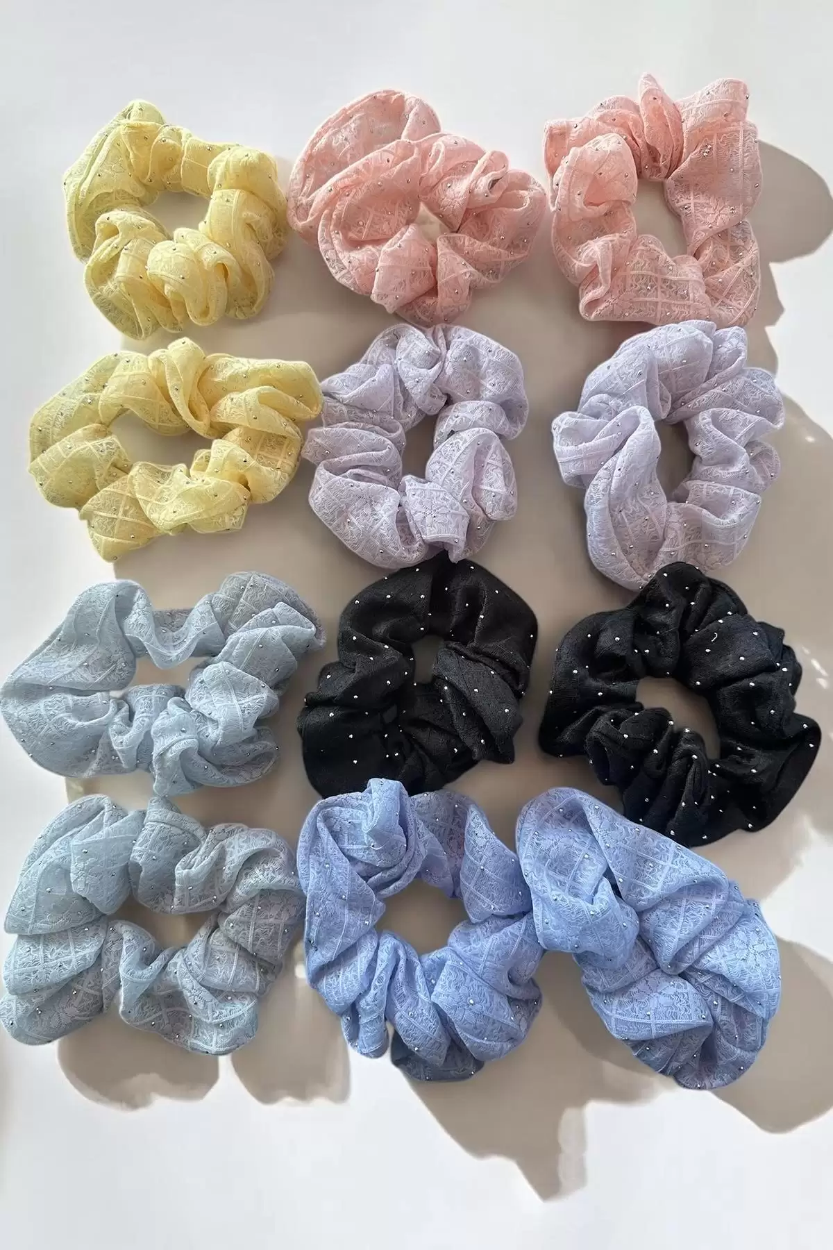 12li Karışık Renk Simit Toka Set