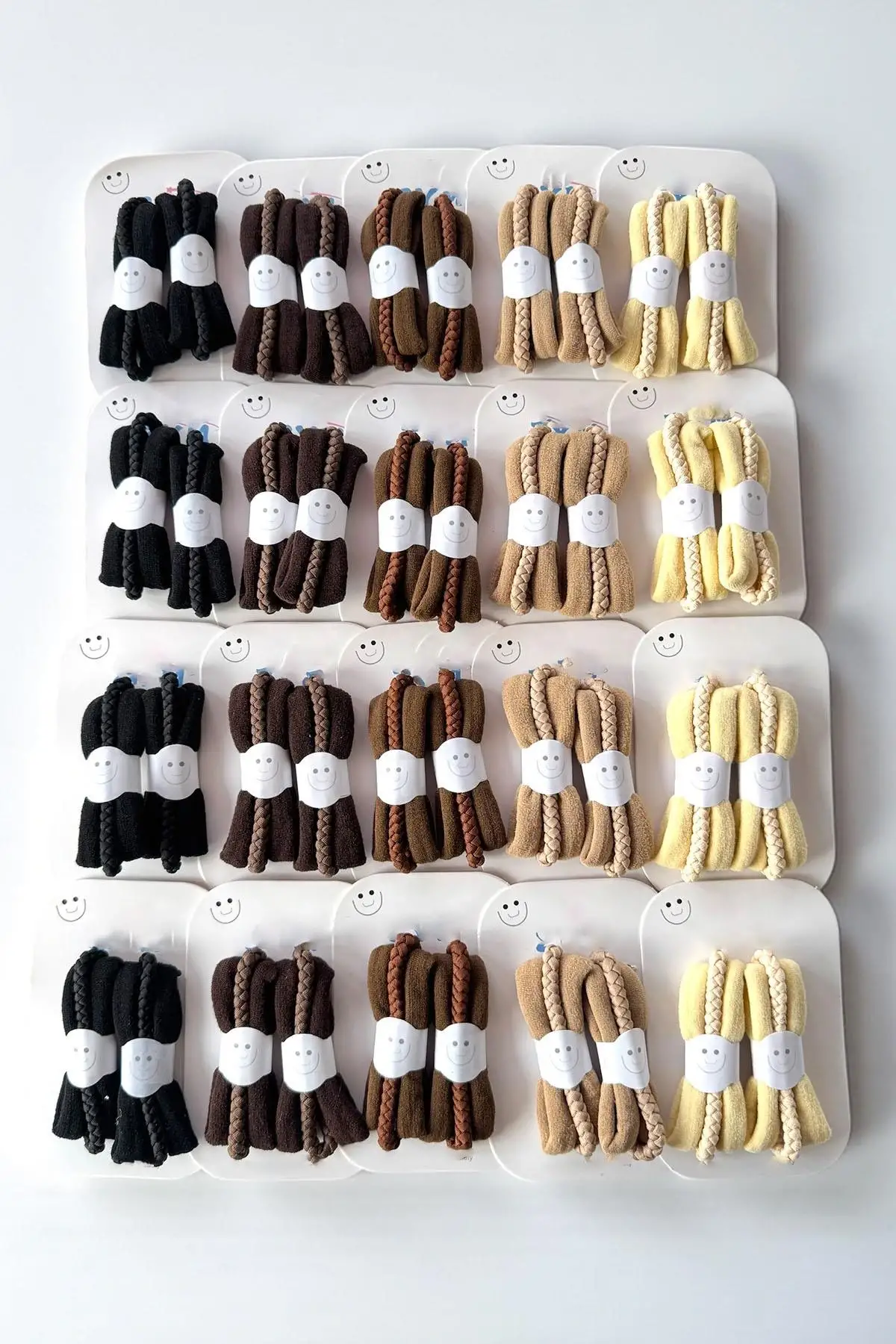 20li Karışık Renk Lastik Toka Set